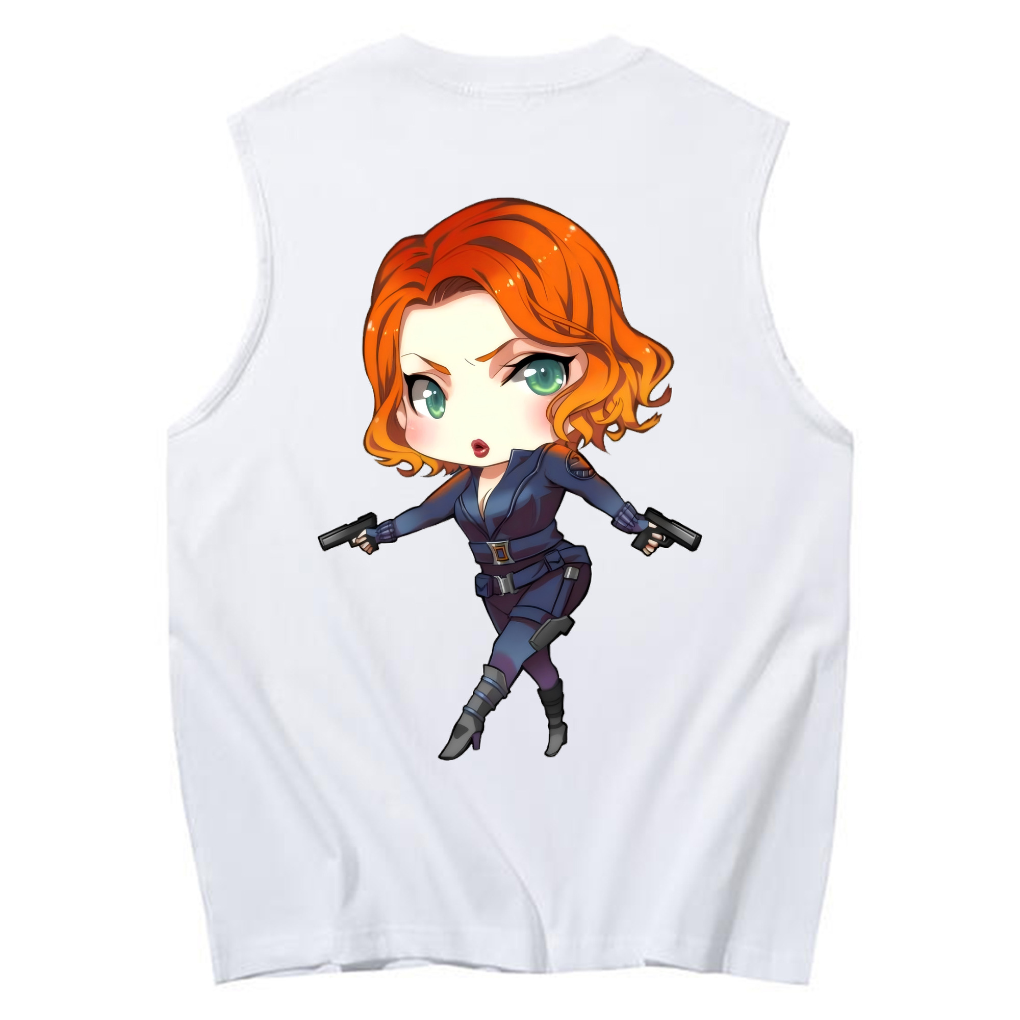 （画像用） アベンジャーズ The Avengers コットン100％タンクトップ（背面プリント）