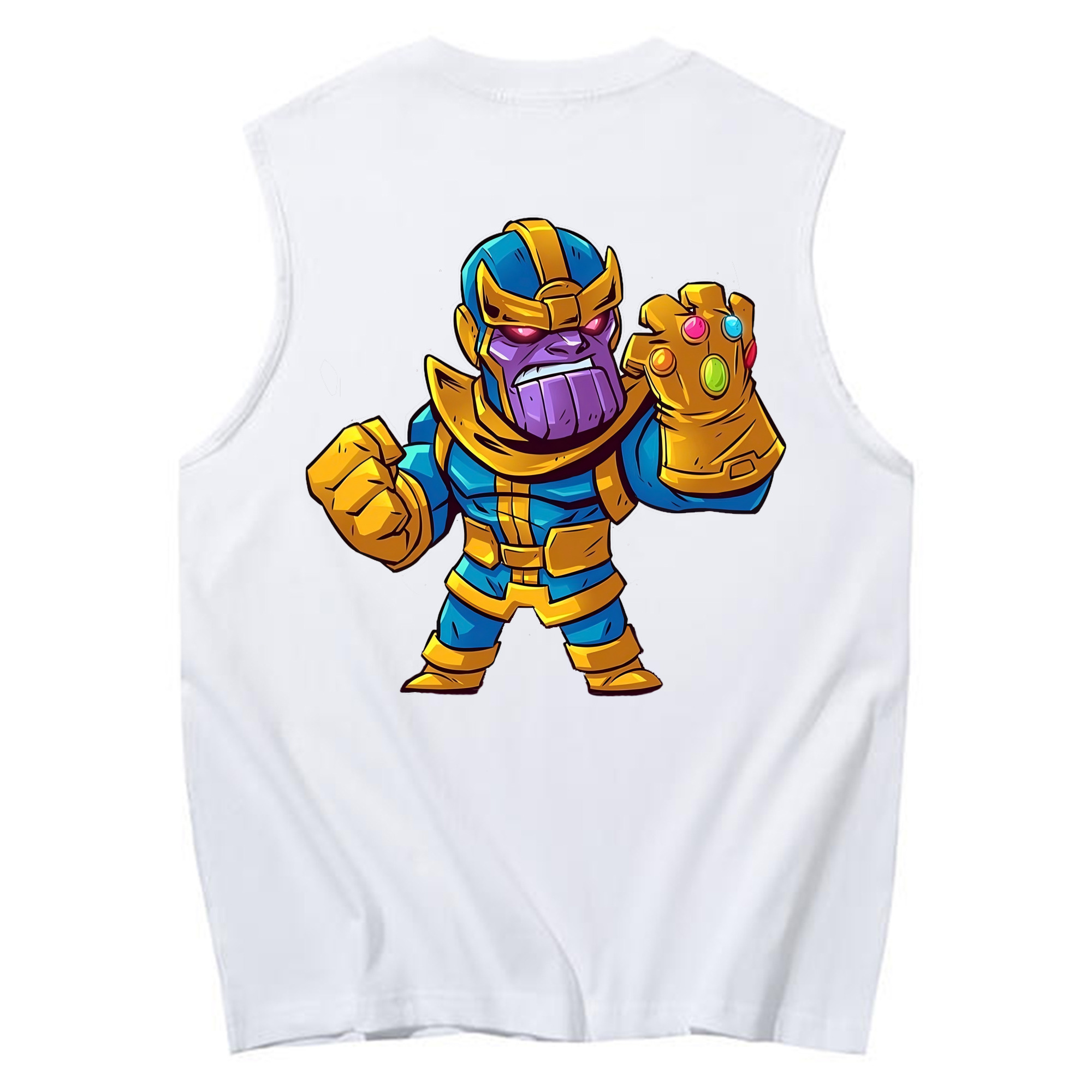 （画像用） アベンジャーズ The Avengers コットン100％タンクトップ（背面プリント）