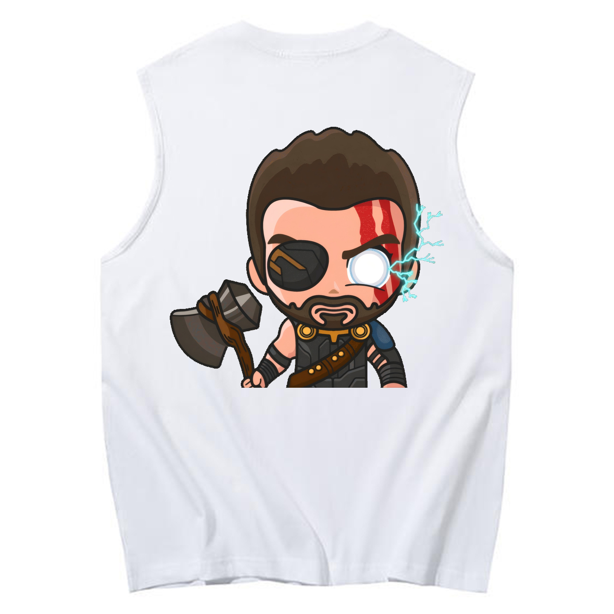 （画像用） アベンジャーズ The Avengers コットン100％タンクトップ（背面プリント）