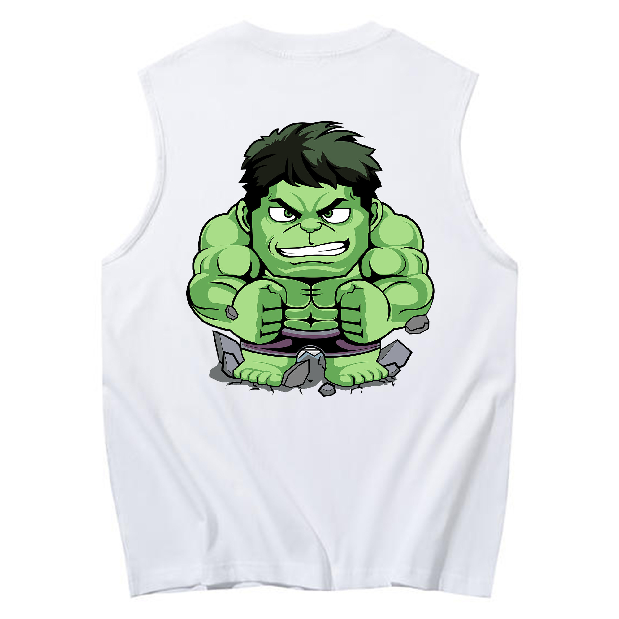 （画像用） アベンジャーズ The Avengers コットン100％タンクトップ（背面プリント）