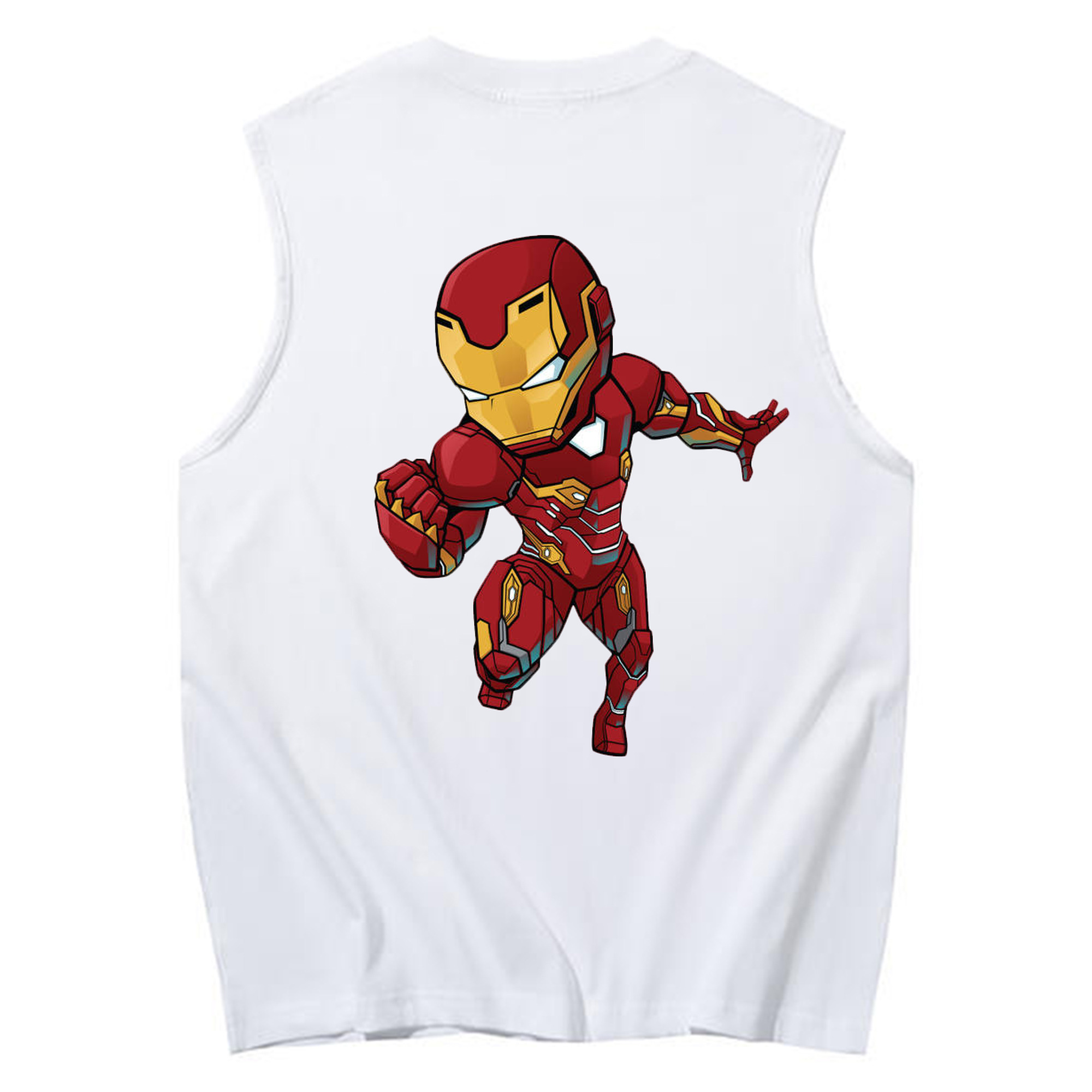 （画像用） アベンジャーズ The Avengers コットン100％タンクトップ（背面プリント）