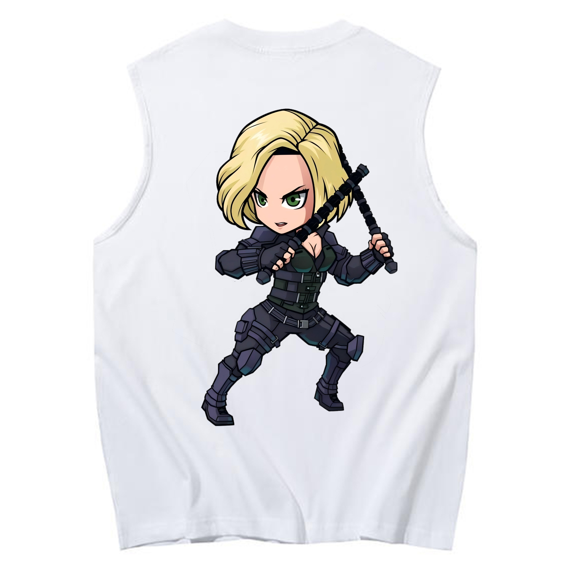 （画像用） アベンジャーズ The Avengers コットン100％タンクトップ（背面プリント）