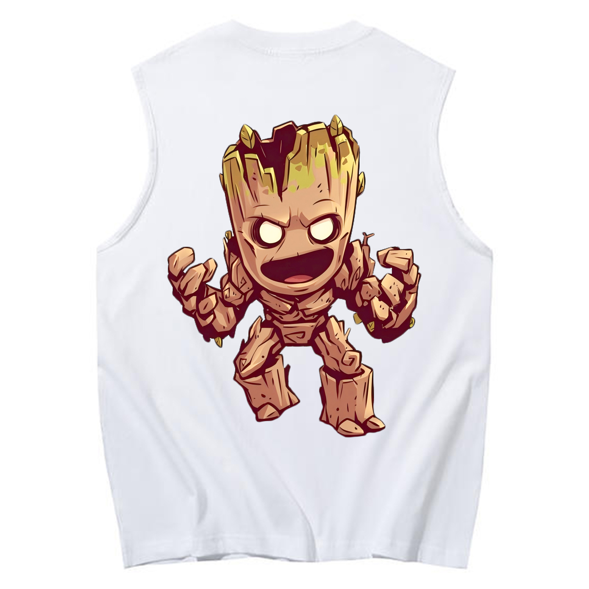 （画像用） アベンジャーズ The Avengers コットン100％タンクトップ（背面プリント）