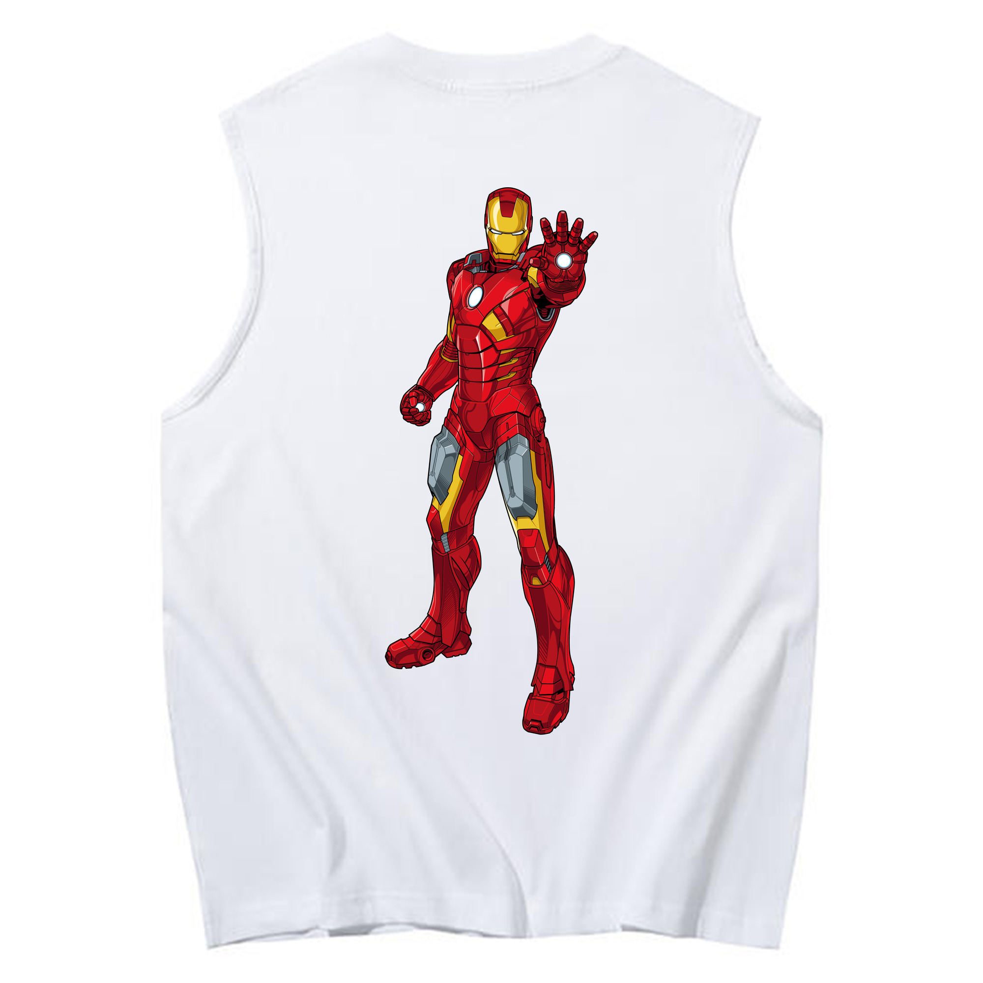 （画像用） アベンジャーズ The Avengers コットン100％タンクトップ（背面プリント）
