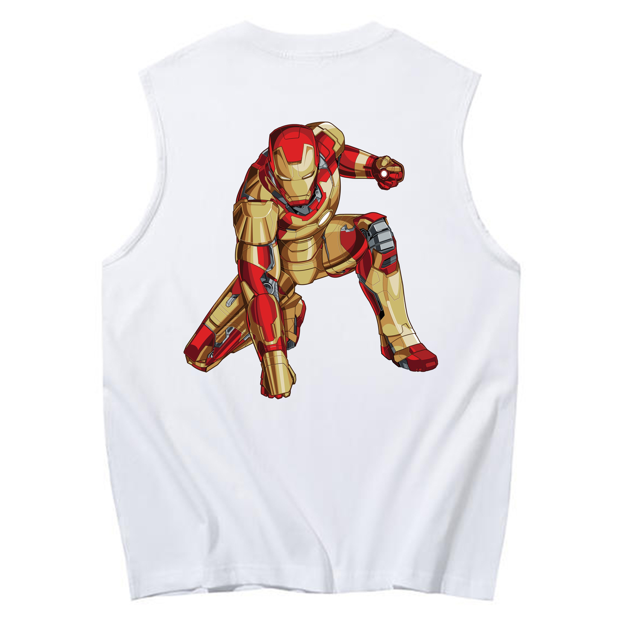 （画像用） アベンジャーズ The Avengers コットン100％タンクトップ（背面プリント）