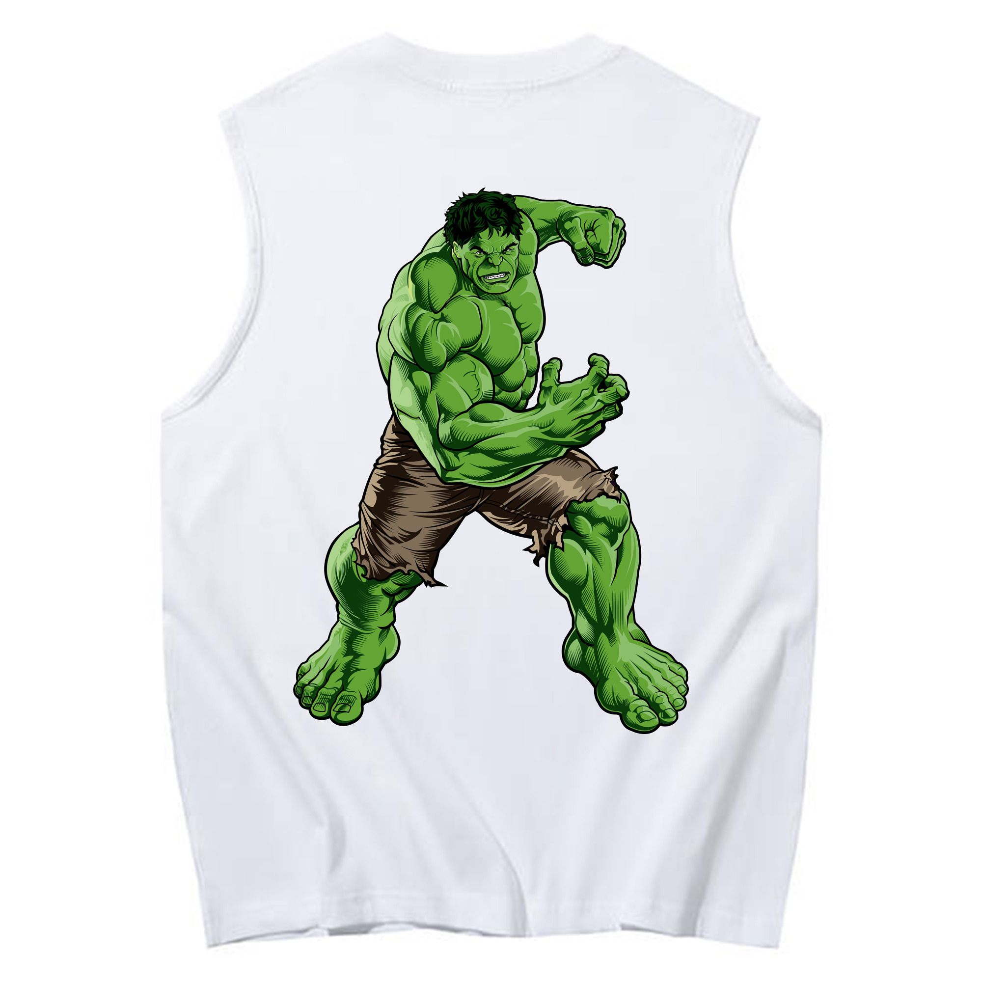 （画像用） アベンジャーズ The Avengers コットン100％タンクトップ（背面プリント）