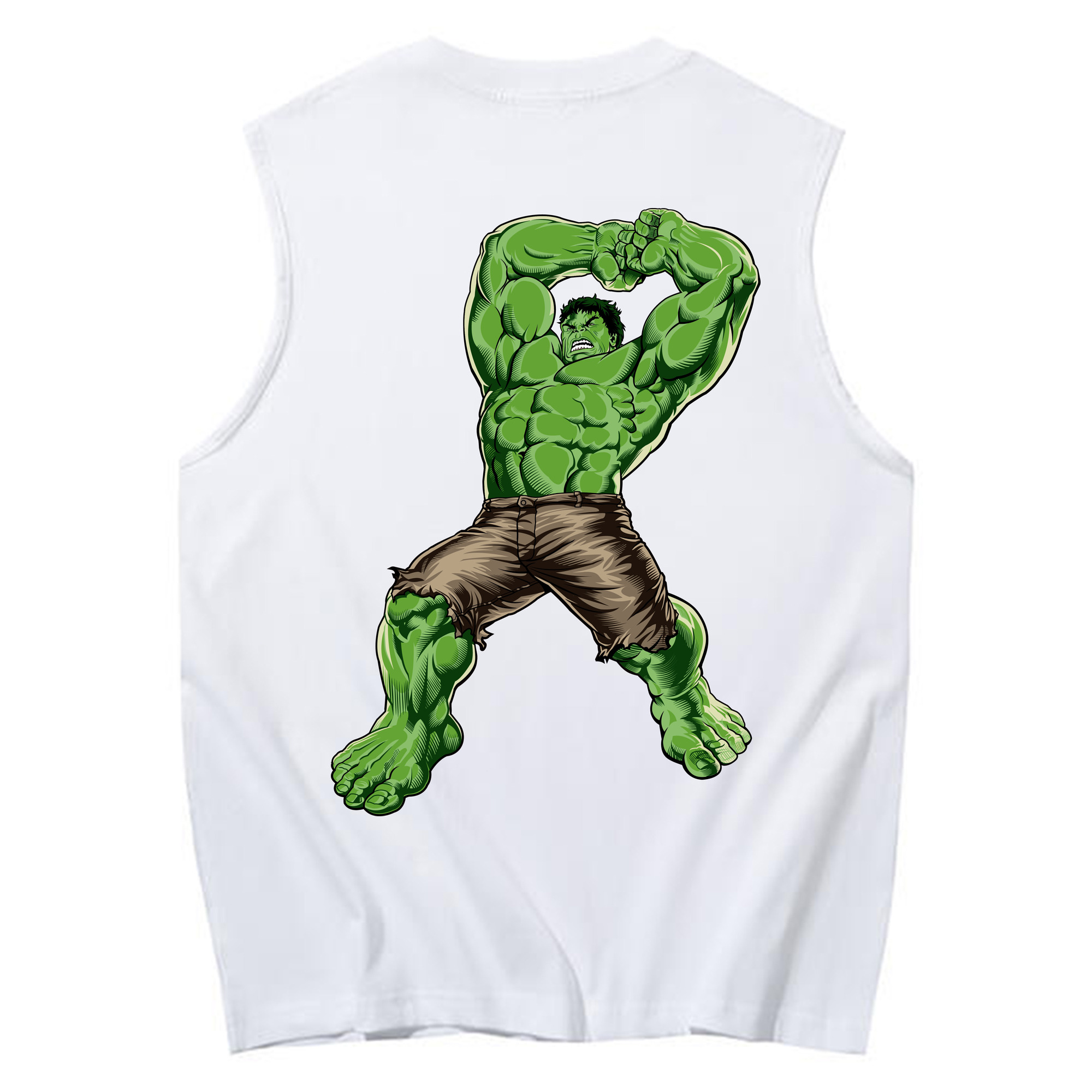 （画像用） アベンジャーズ The Avengers コットン100％タンクトップ（背面プリント）