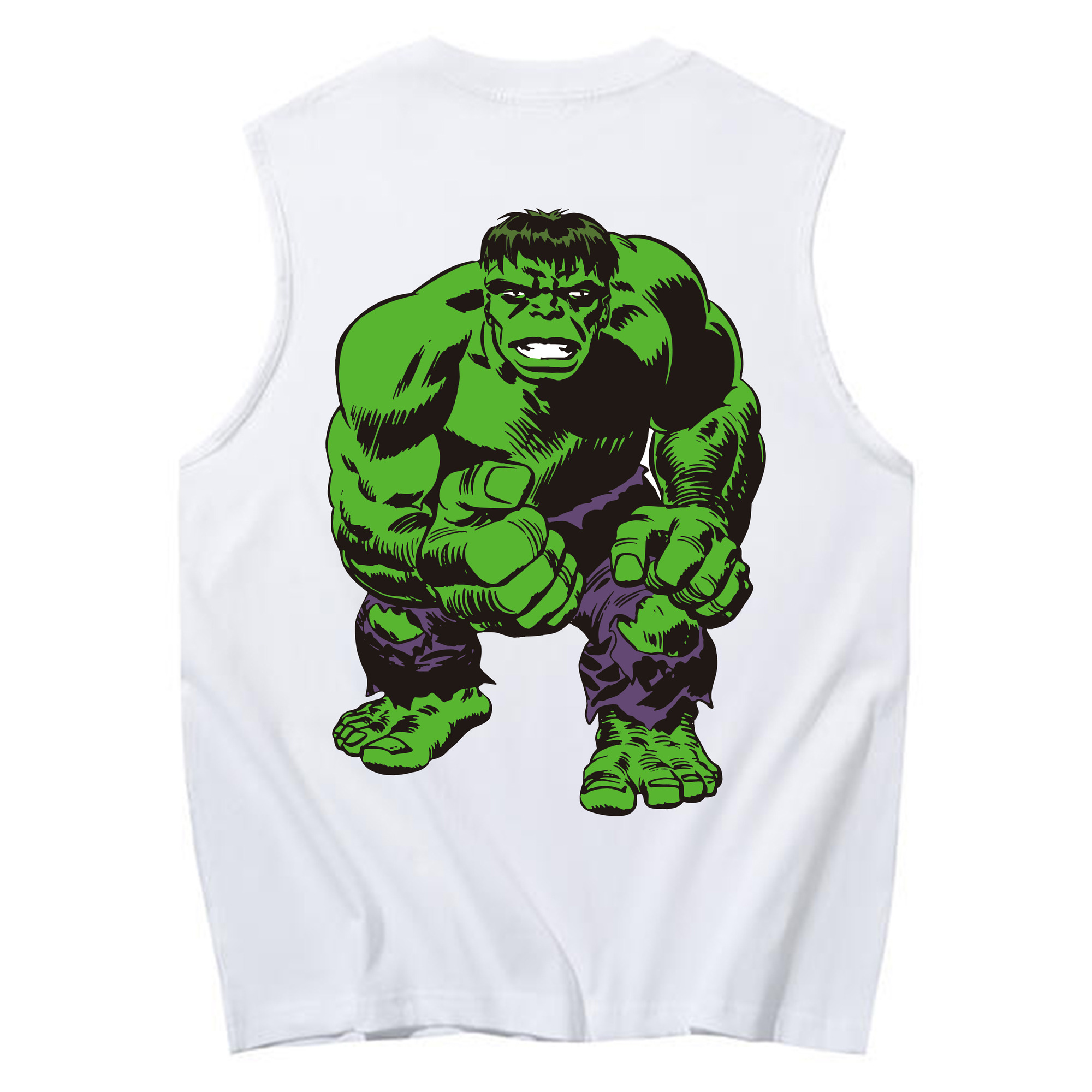 （画像用） アベンジャーズ The Avengers コットン100％タンクトップ（背面プリント）