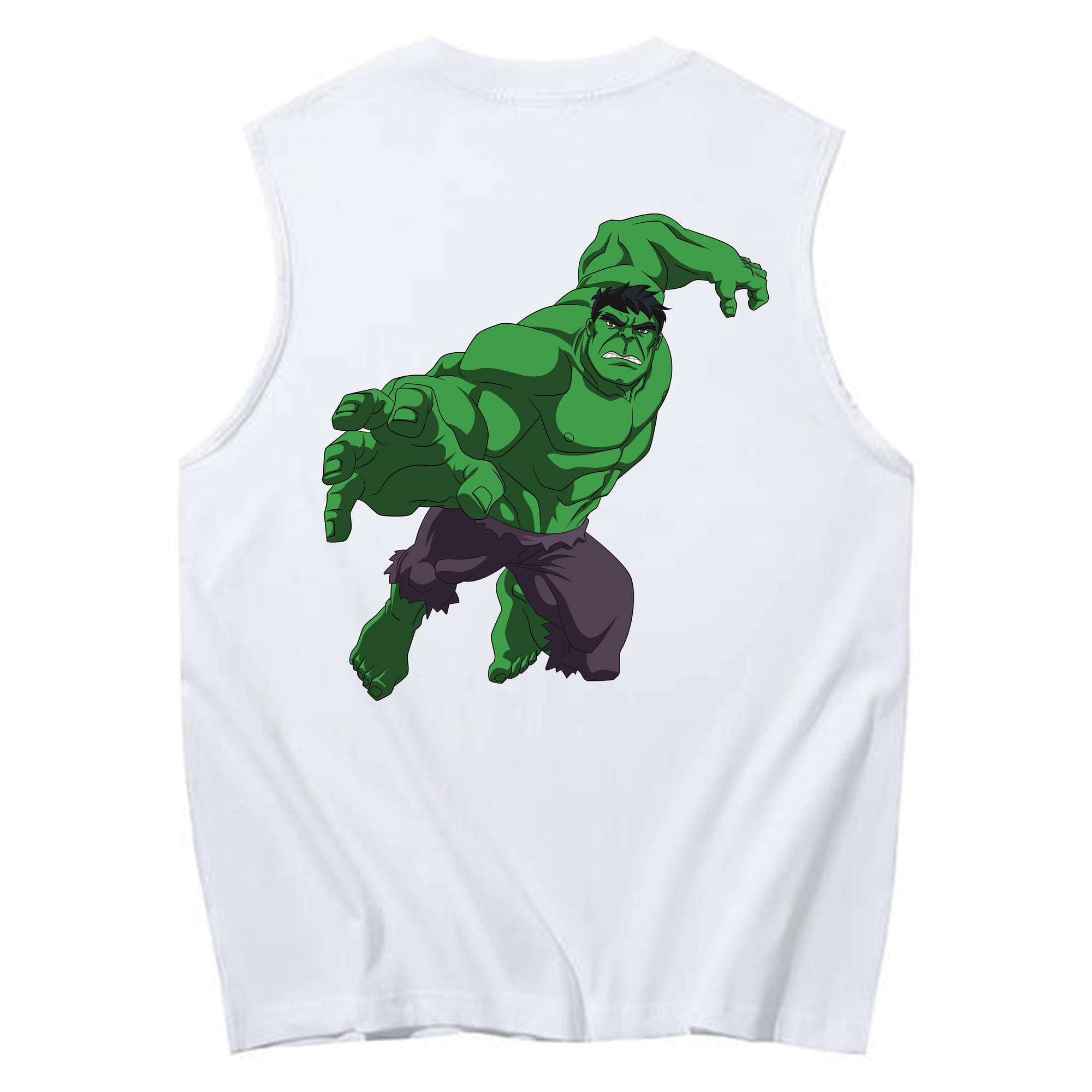 （画像用） アベンジャーズ The Avengers コットン100％タンクトップ（背面プリント）