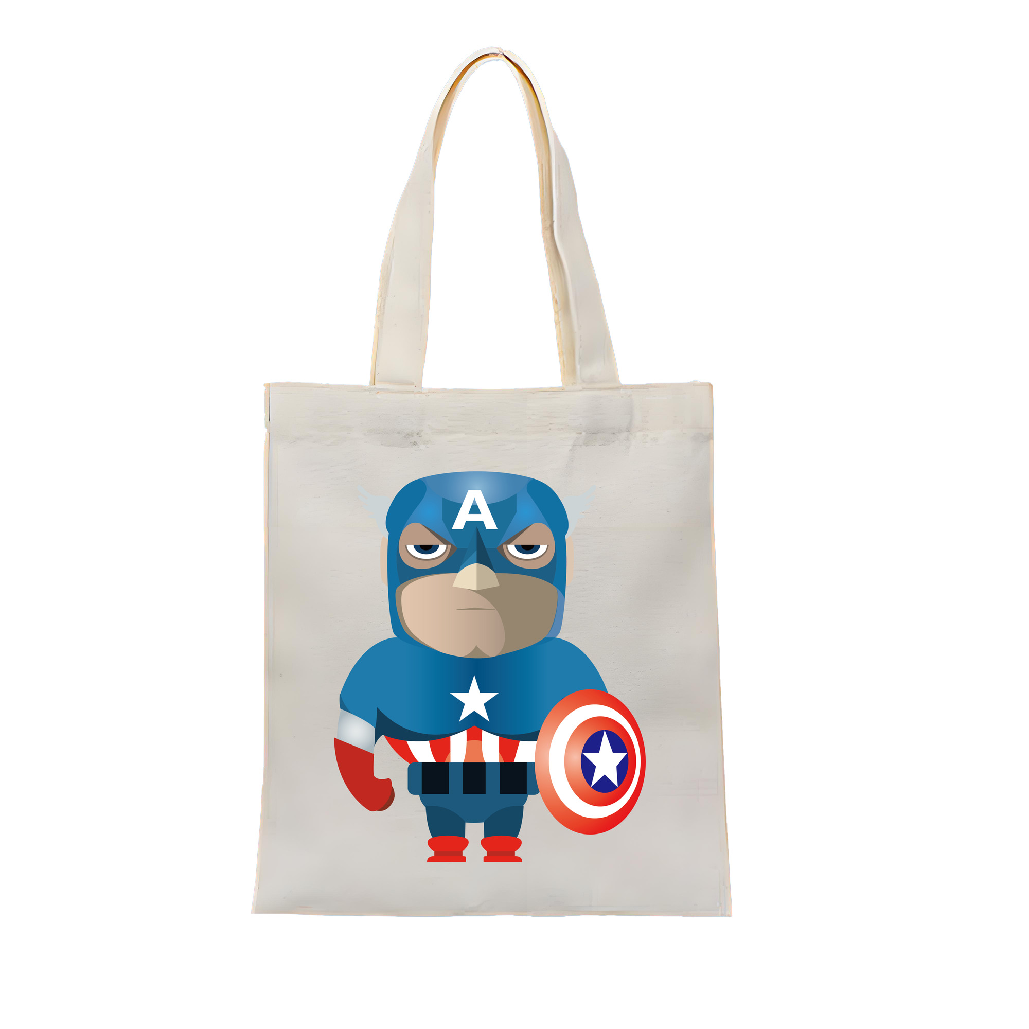 （画像用） アベンジャーズ The Avengers 縦型キャンバス生地手提げバッグ　トートバッグ