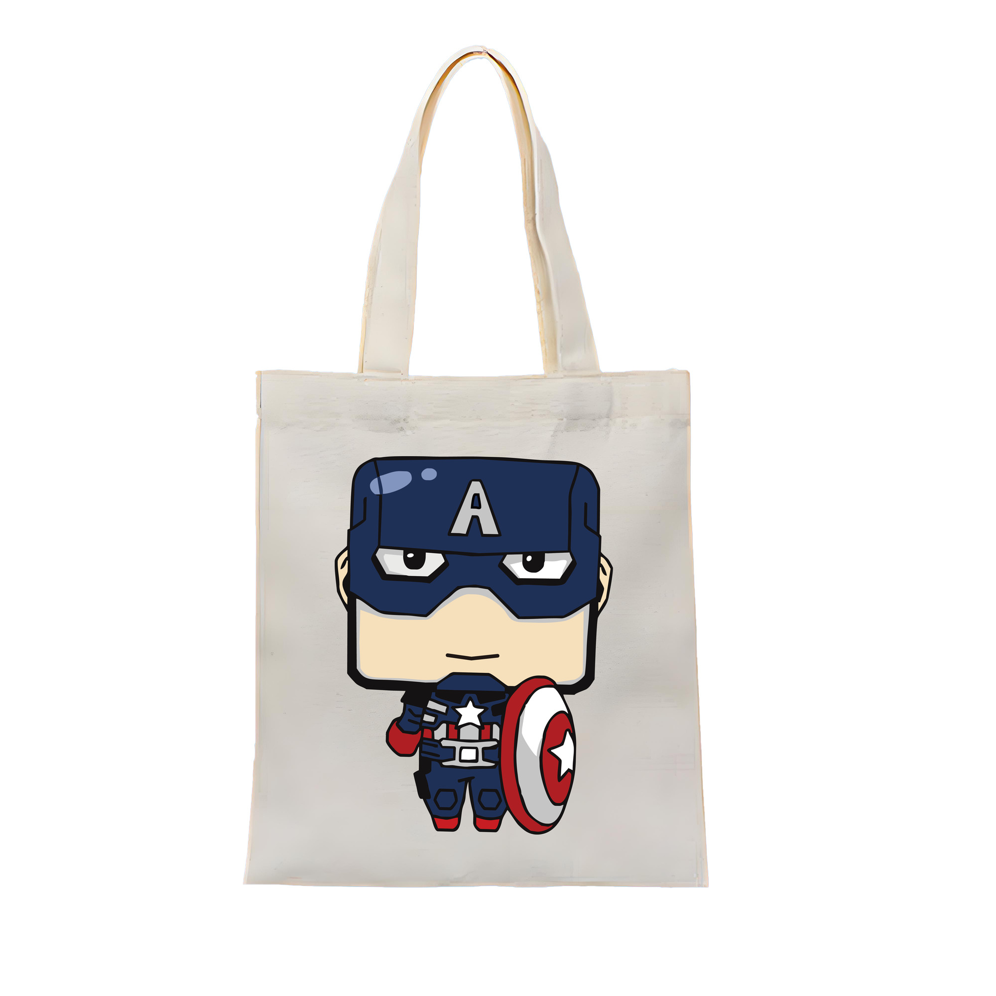 （画像用） アベンジャーズ The Avengers 縦型キャンバス生地手提げバッグ　トートバッグ