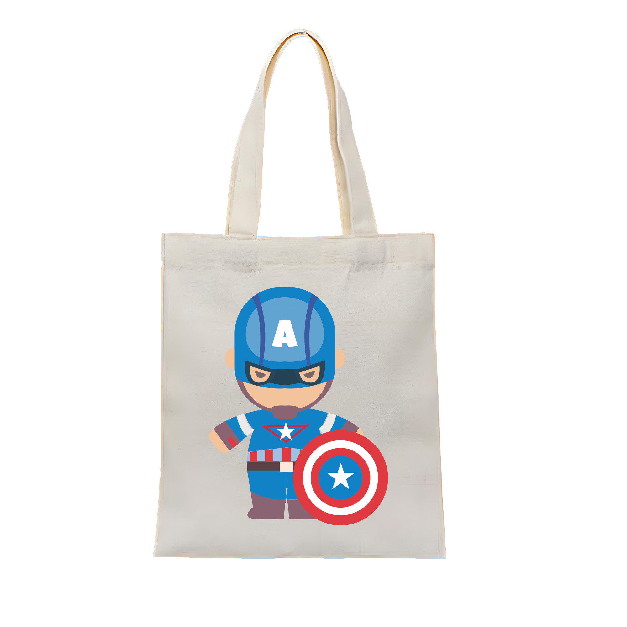 （画像用） アベンジャーズ The Avengers 縦型キャンバス生地手提げバッグ　トートバッグ