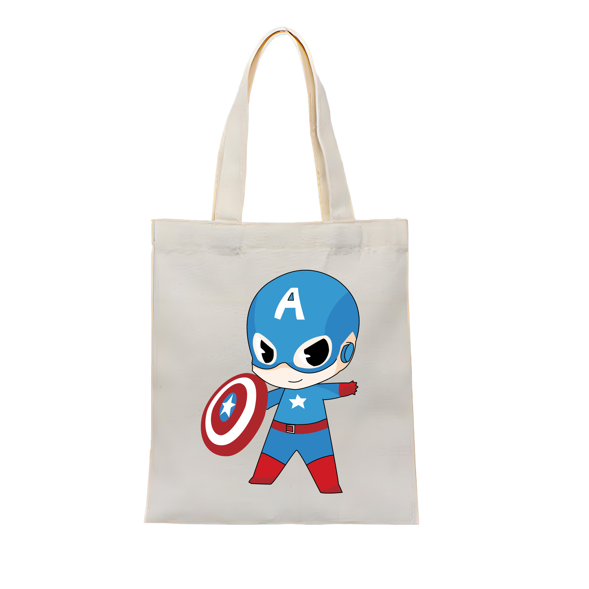 （画像用） アベンジャーズ The Avengers 縦型キャンバス生地手提げバッグ　トートバッグ