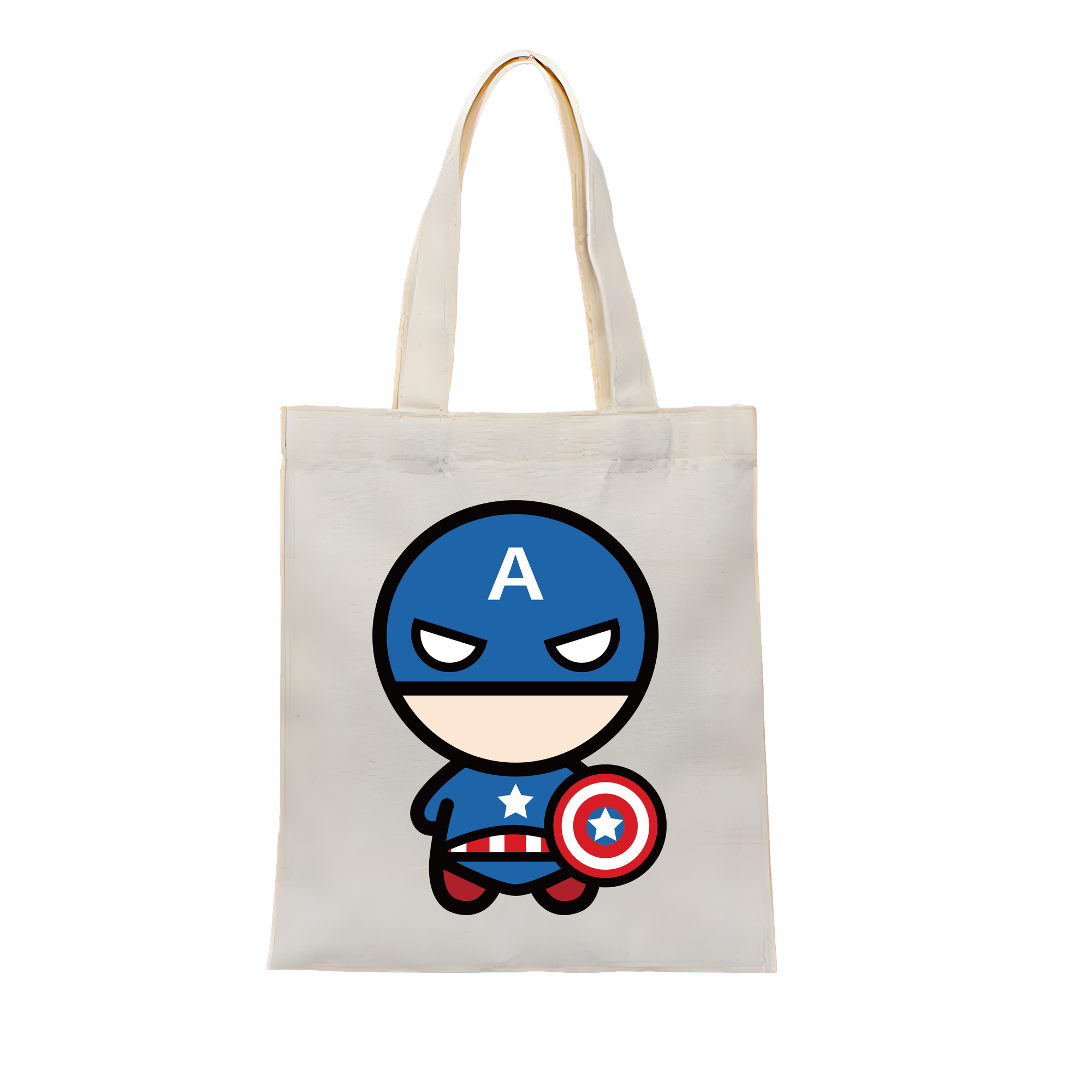 （画像用） アベンジャーズ The Avengers 縦型キャンバス生地手提げバッグ　トートバッグ