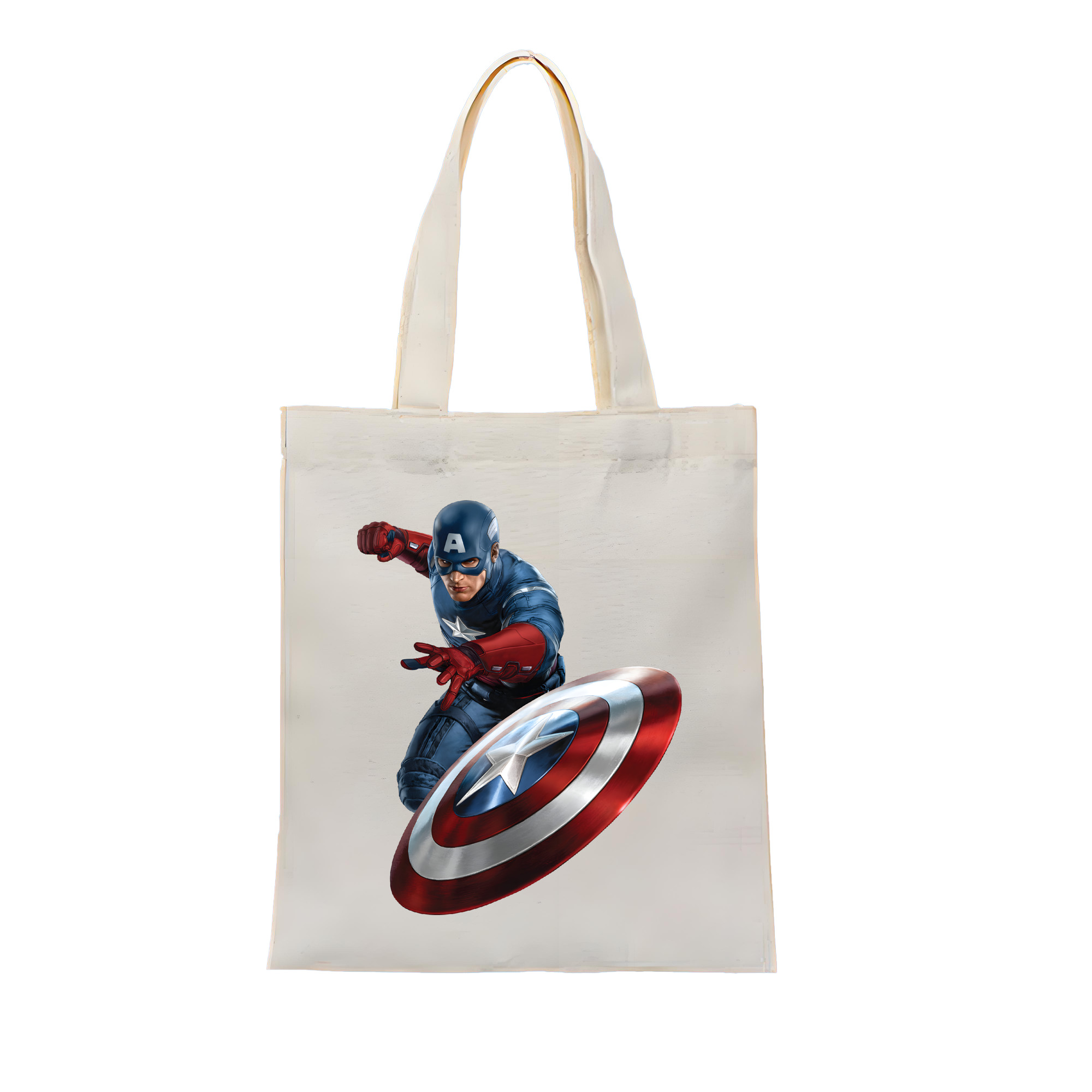 （画像用） アベンジャーズ The Avengers 縦型キャンバス生地手提げバッグ　トートバッグ