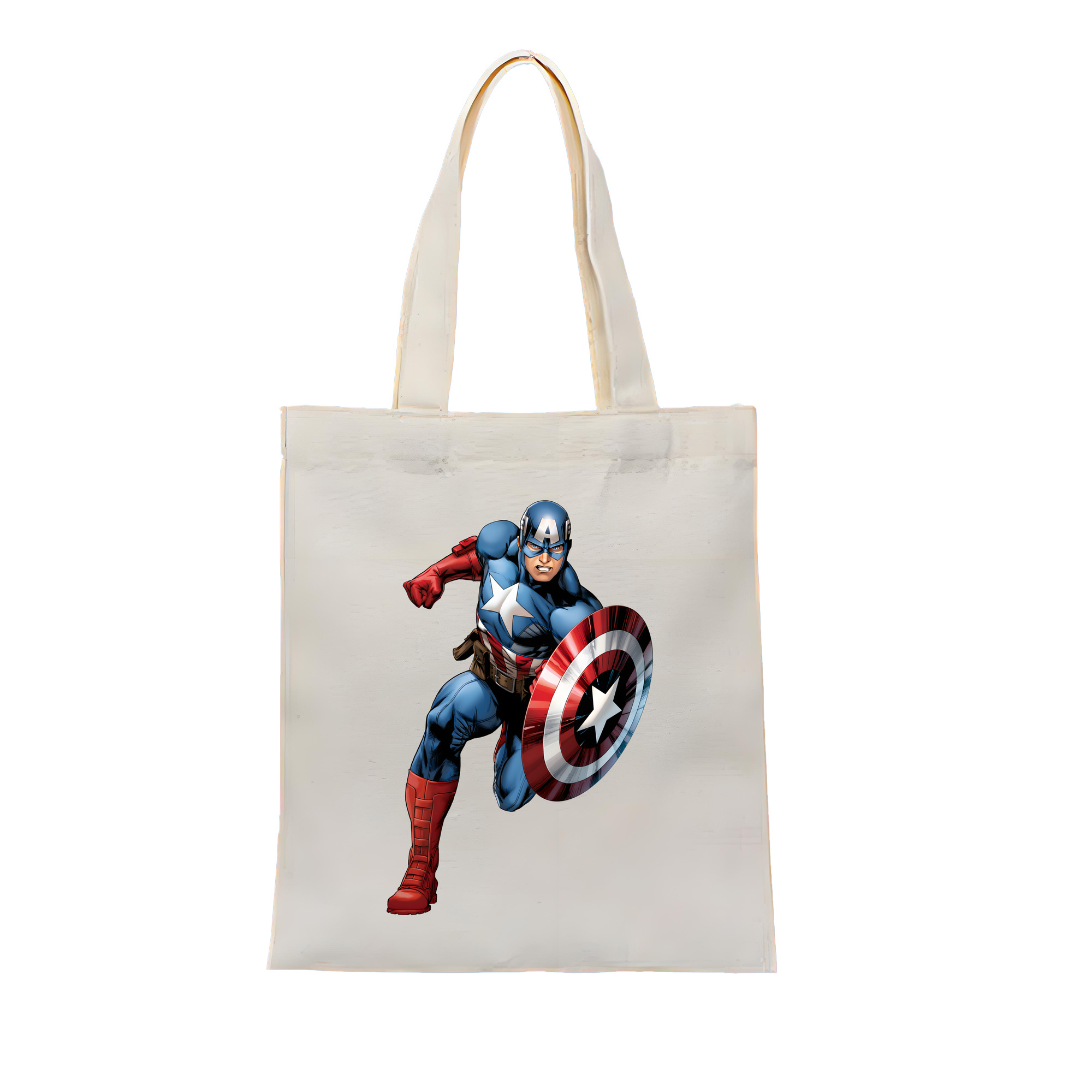 （画像用） アベンジャーズ The Avengers 縦型キャンバス生地手提げバッグ　トートバッグ