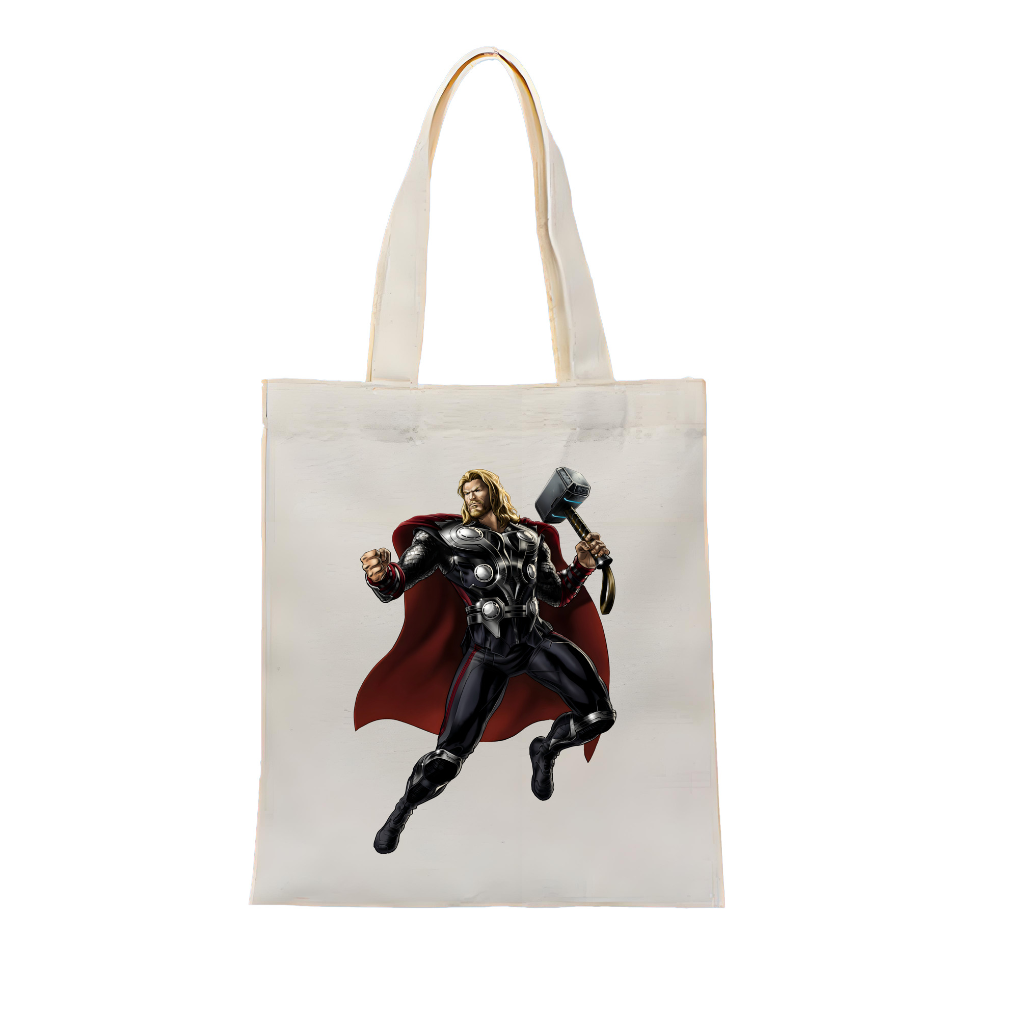 （画像用） アベンジャーズ The Avengers 縦型キャンバス生地手提げバッグ　トートバッグ