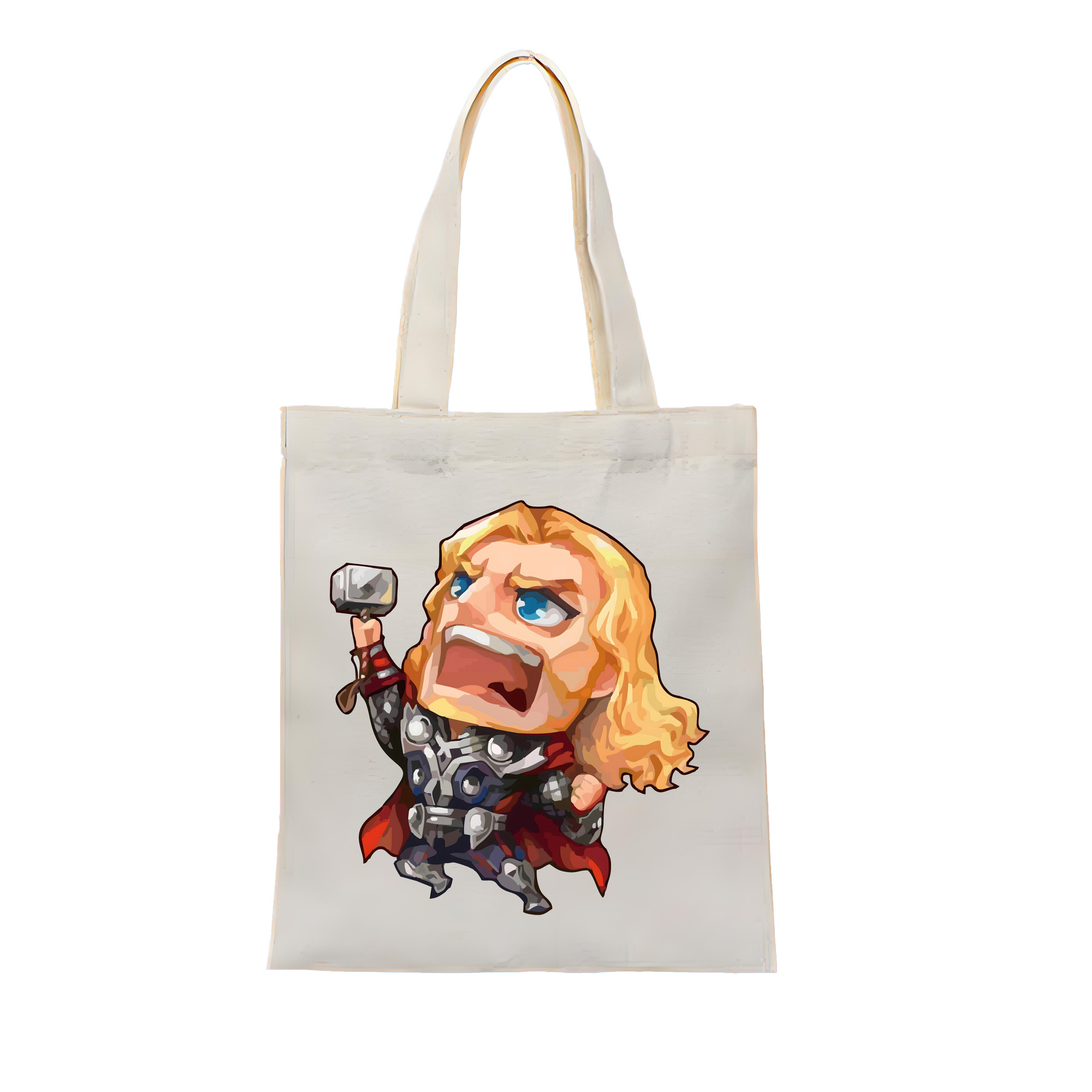 （画像用） アベンジャーズ The Avengers 縦型キャンバス生地手提げバッグ　トートバッグ