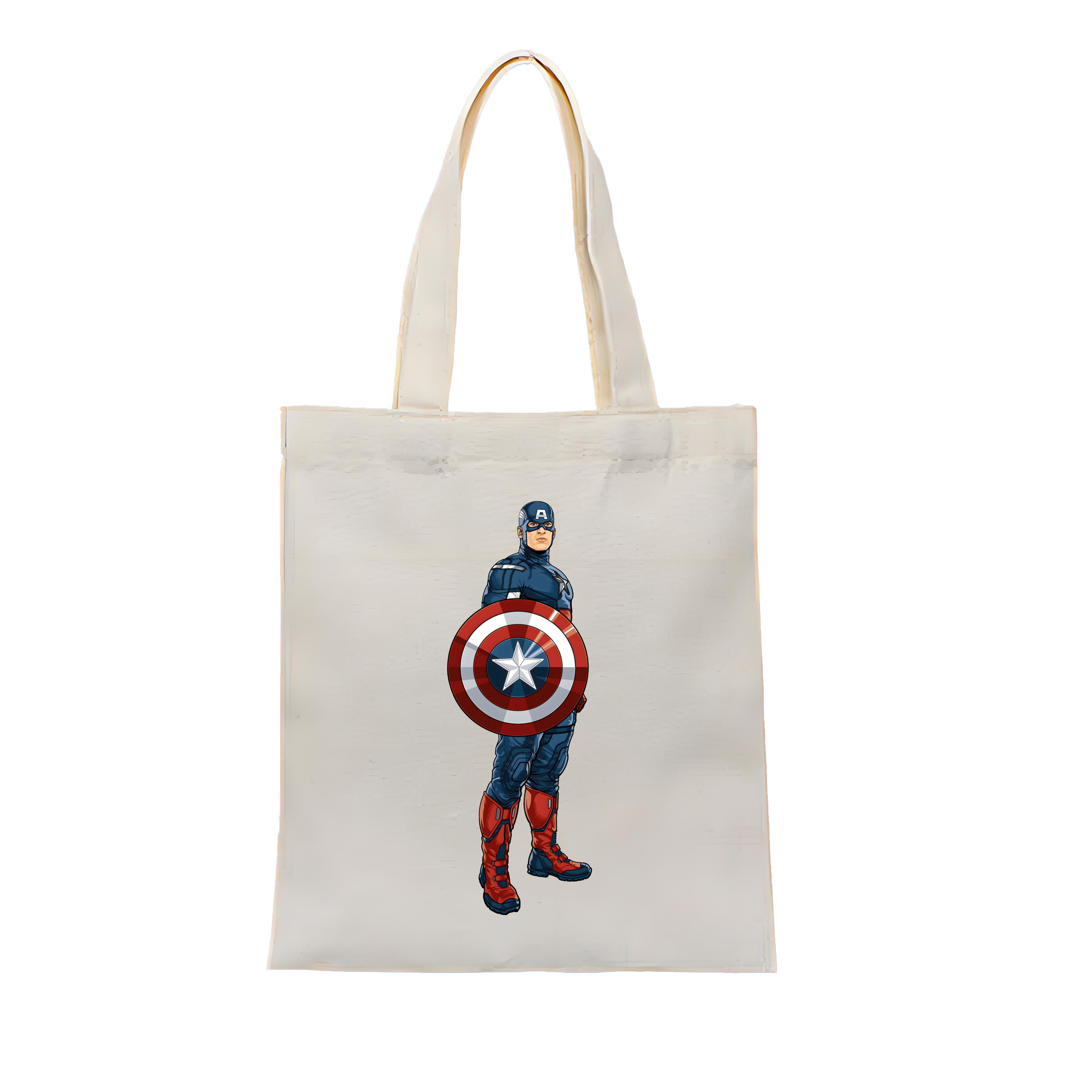 （画像用） アベンジャーズ The Avengers 縦型キャンバス生地手提げバッグ　トートバッグ