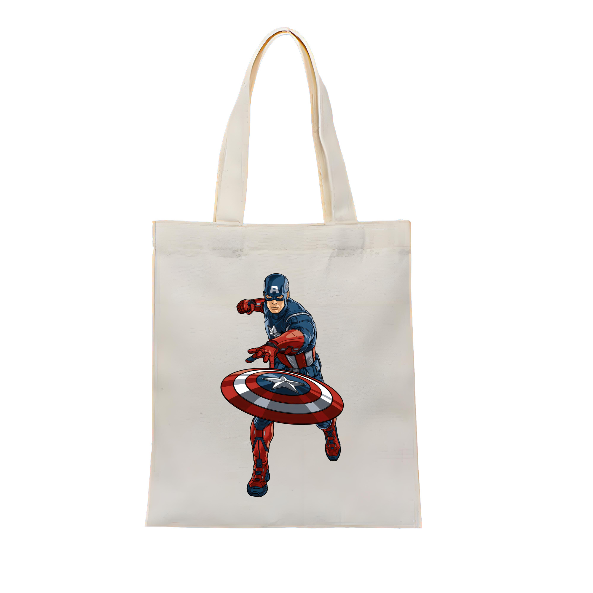 （画像用） アベンジャーズ The Avengers 縦型キャンバス生地手提げバッグ　トートバッグ