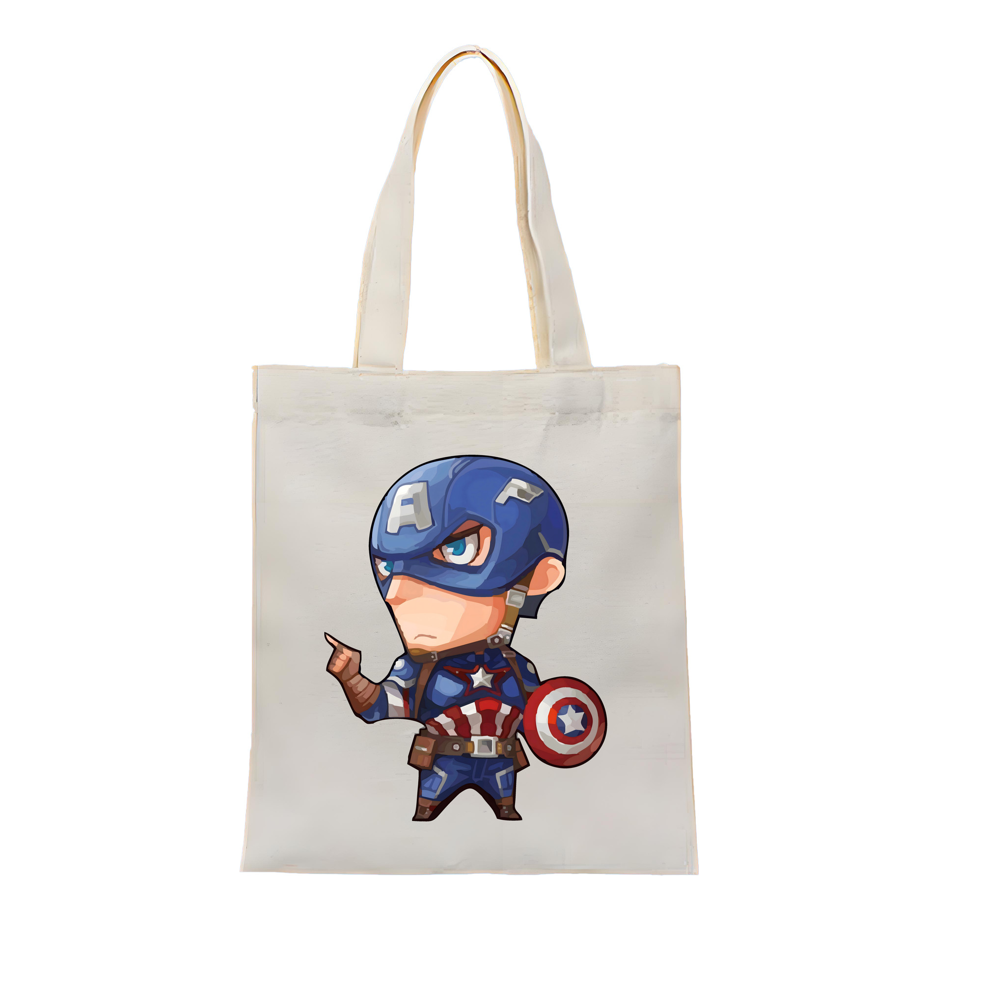 （画像用） アベンジャーズ The Avengers 縦型キャンバス生地手提げバッグ　トートバッグ