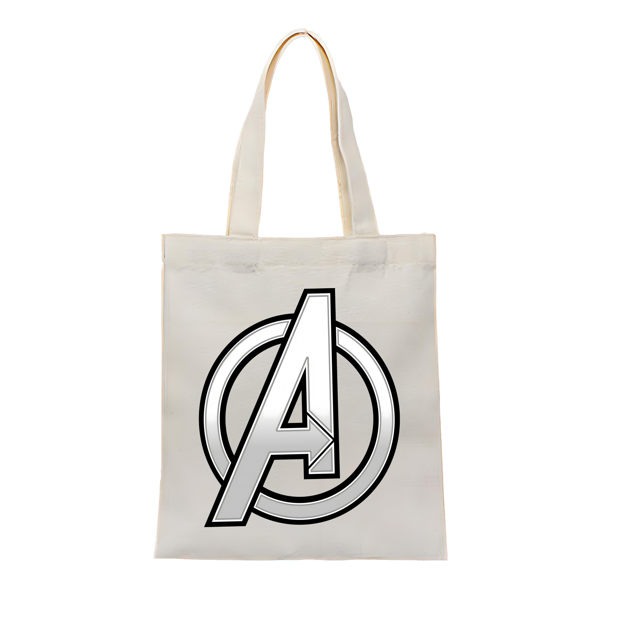 （画像用） アベンジャーズ The Avengers 縦型キャンバス生地手提げバッグ　トートバッグ