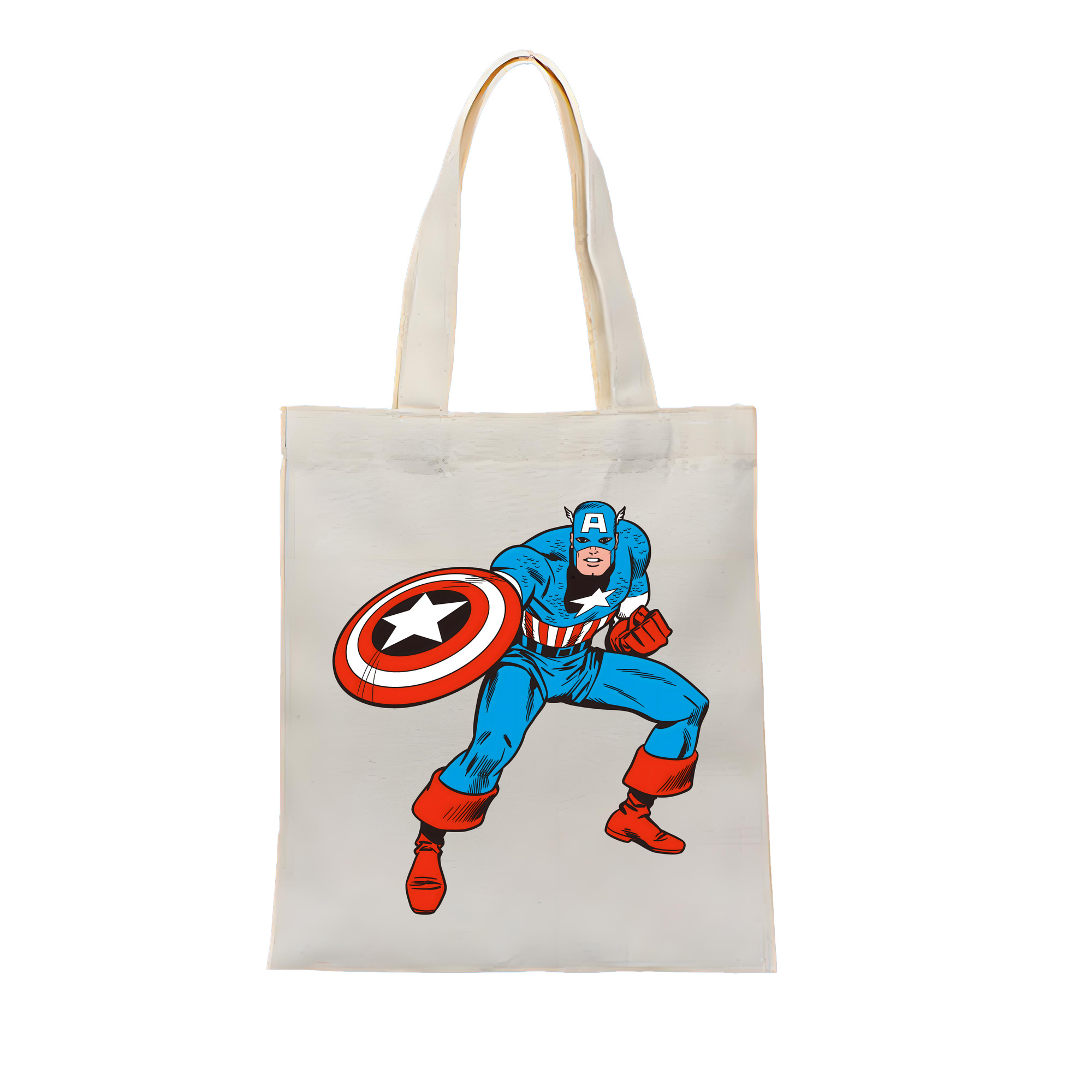 （画像用） アベンジャーズ The Avengers 縦型キャンバス生地手提げバッグ　トートバッグ