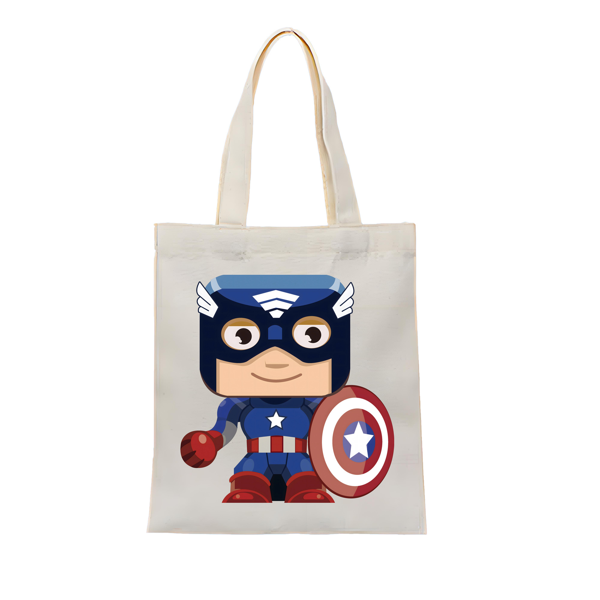 （画像用） アベンジャーズ The Avengers 縦型キャンバス生地手提げバッグ　トートバッグ
