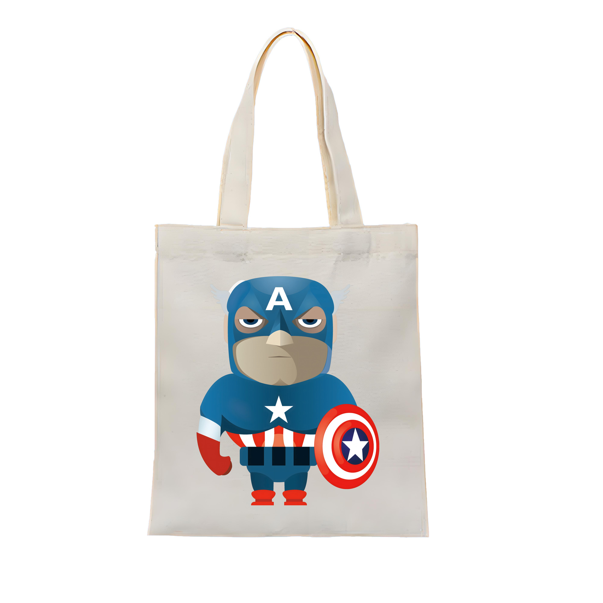 （画像用） アベンジャーズ The Avengers 縦型キャンバス生地手提げバッグ　トートバッグ