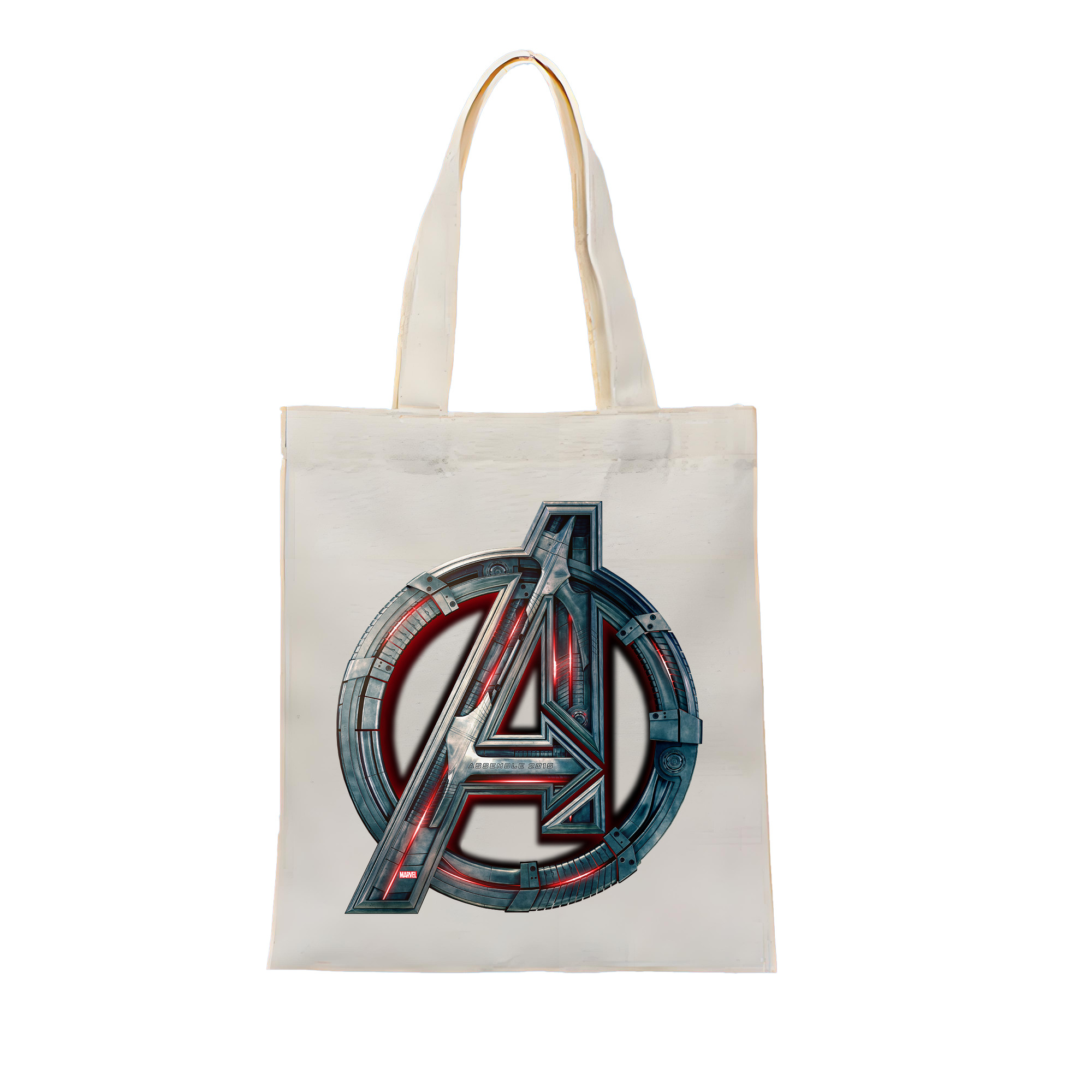 （画像用） アベンジャーズ The Avengers 縦型キャンバス生地手提げバッグ　トートバッグ