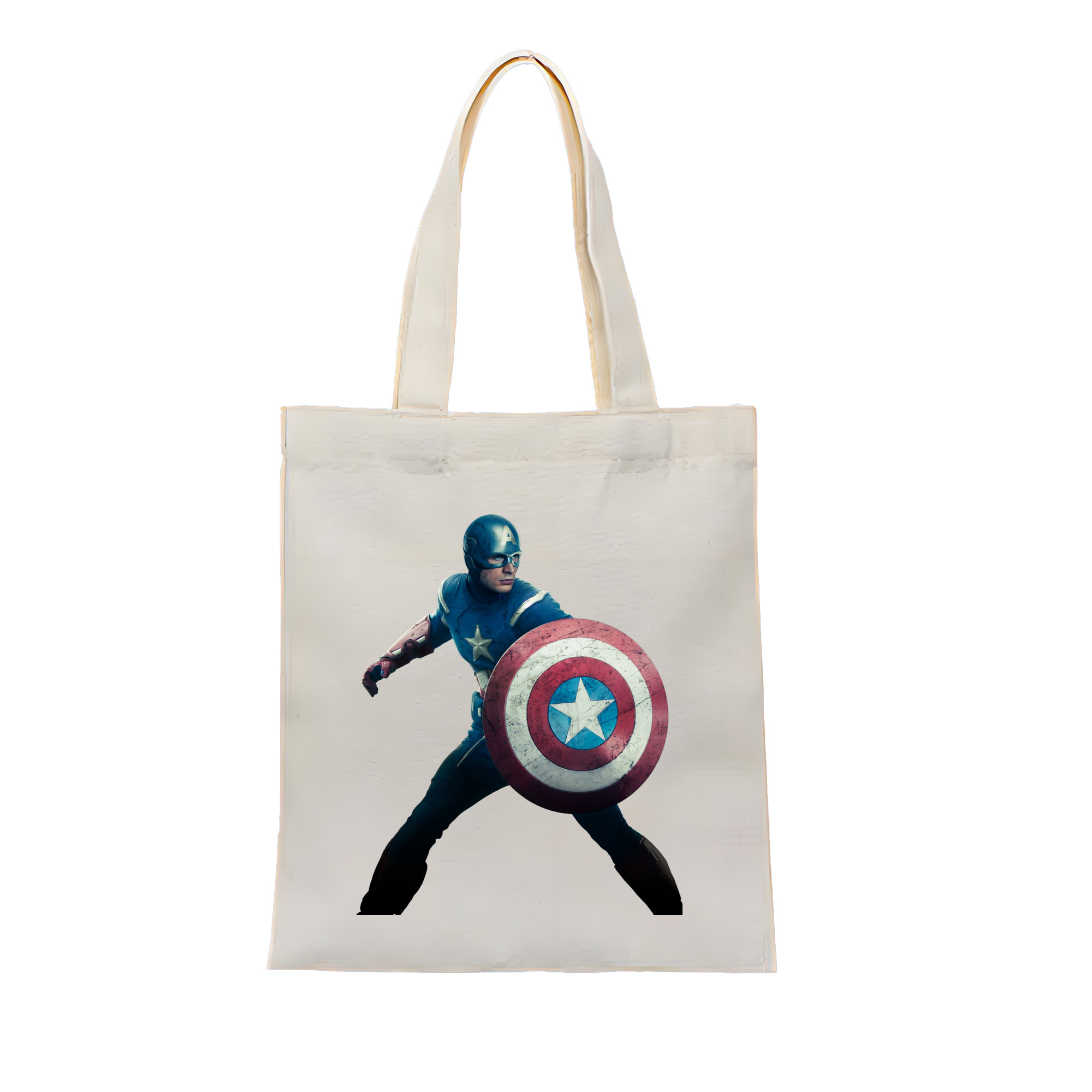 （画像用） アベンジャーズ The Avengers 縦型キャンバス生地手提げバッグ　トートバッグ
