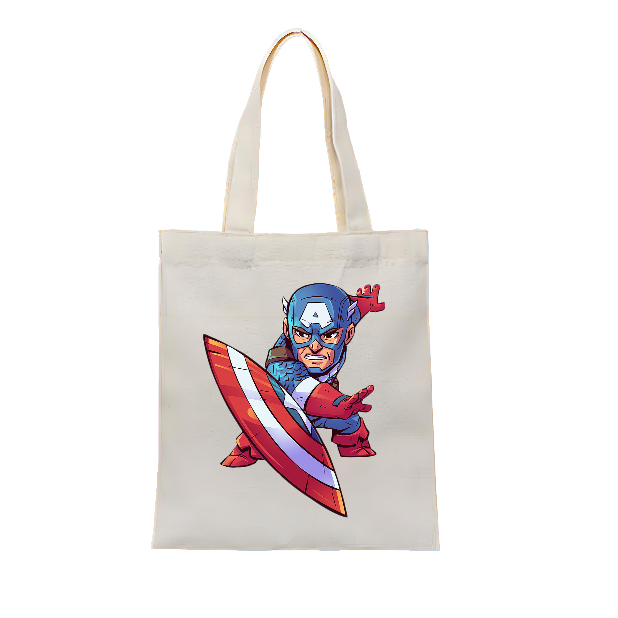（画像用） アベンジャーズ The Avengers 縦型キャンバス生地手提げバッグ　トートバッグ