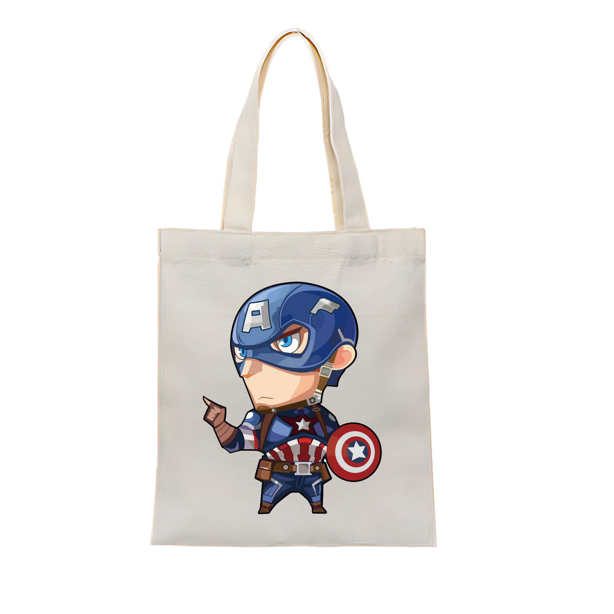 （画像用） アベンジャーズ The Avengers 縦型キャンバス生地手提げバッグ　トートバッグ