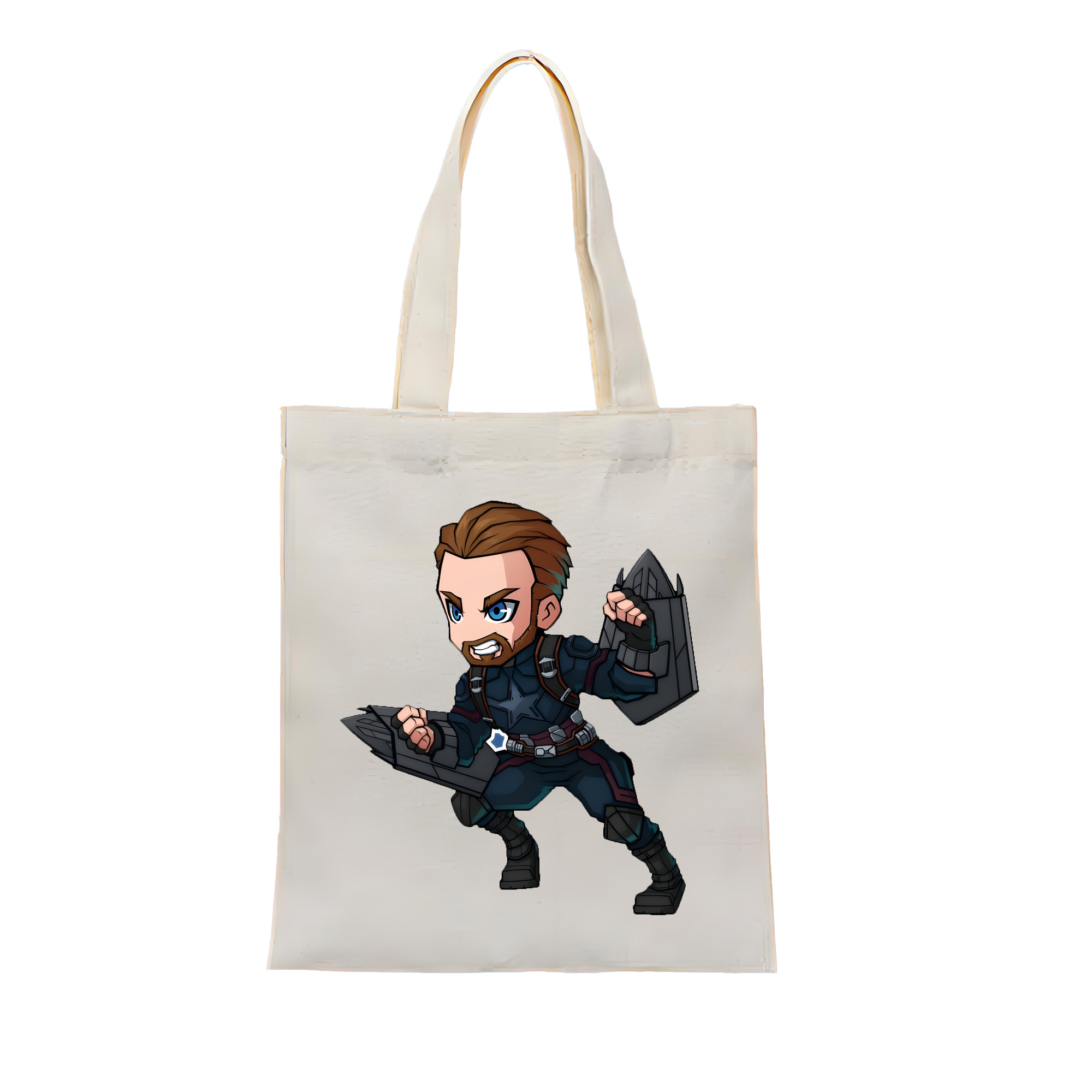（画像用） アベンジャーズ The Avengers 縦型キャンバス生地手提げバッグ　トートバッグ