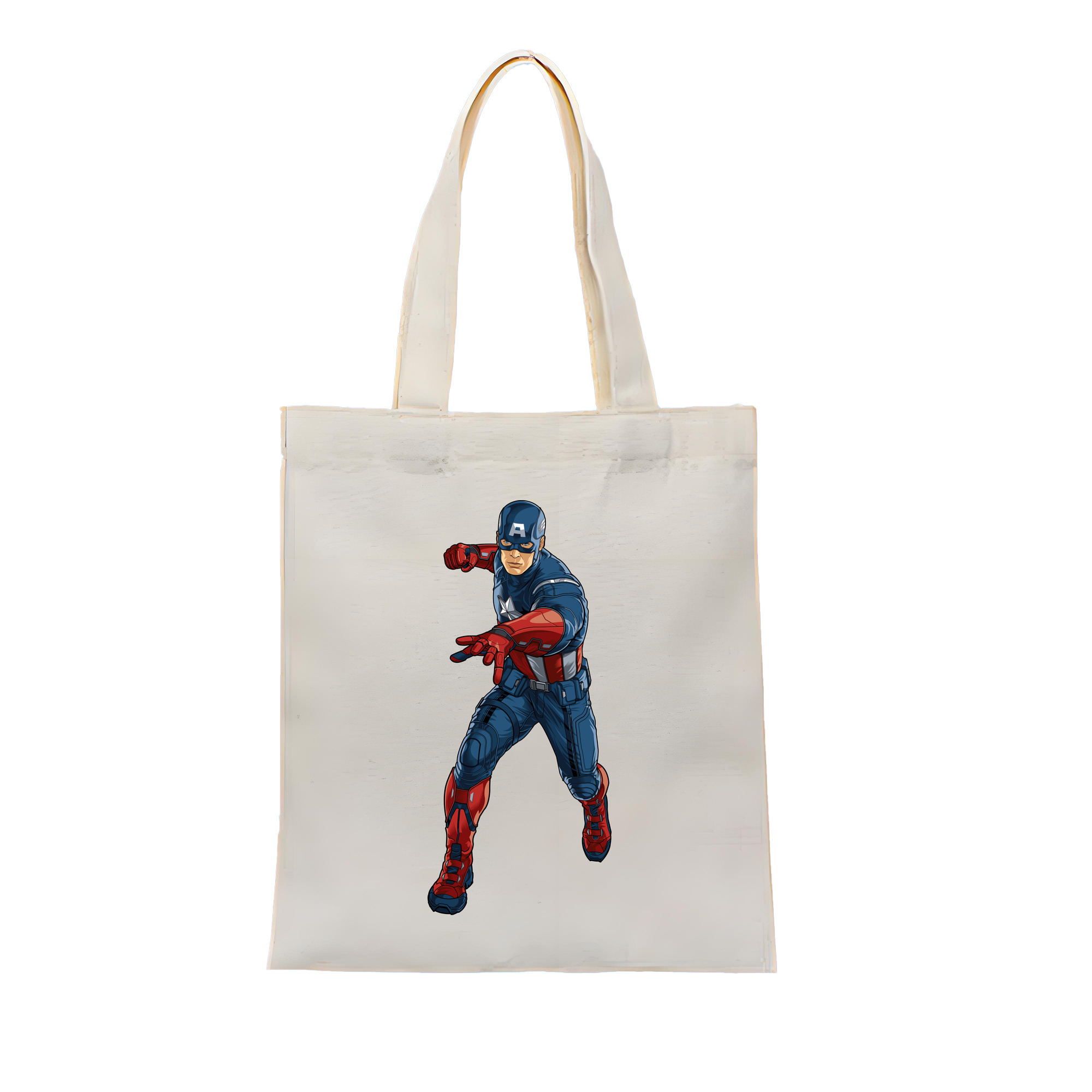 （画像用） アベンジャーズ The Avengers 縦型キャンバス生地手提げバッグ　トートバッグ