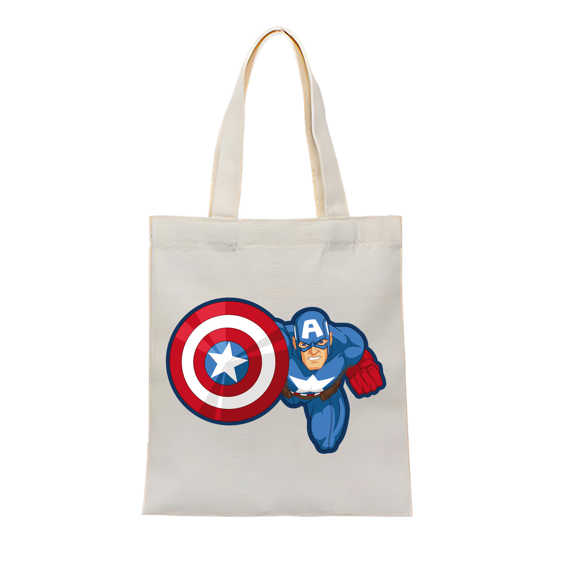 （画像用） アベンジャーズ The Avengers 縦型キャンバス生地手提げバッグ　トートバッグ