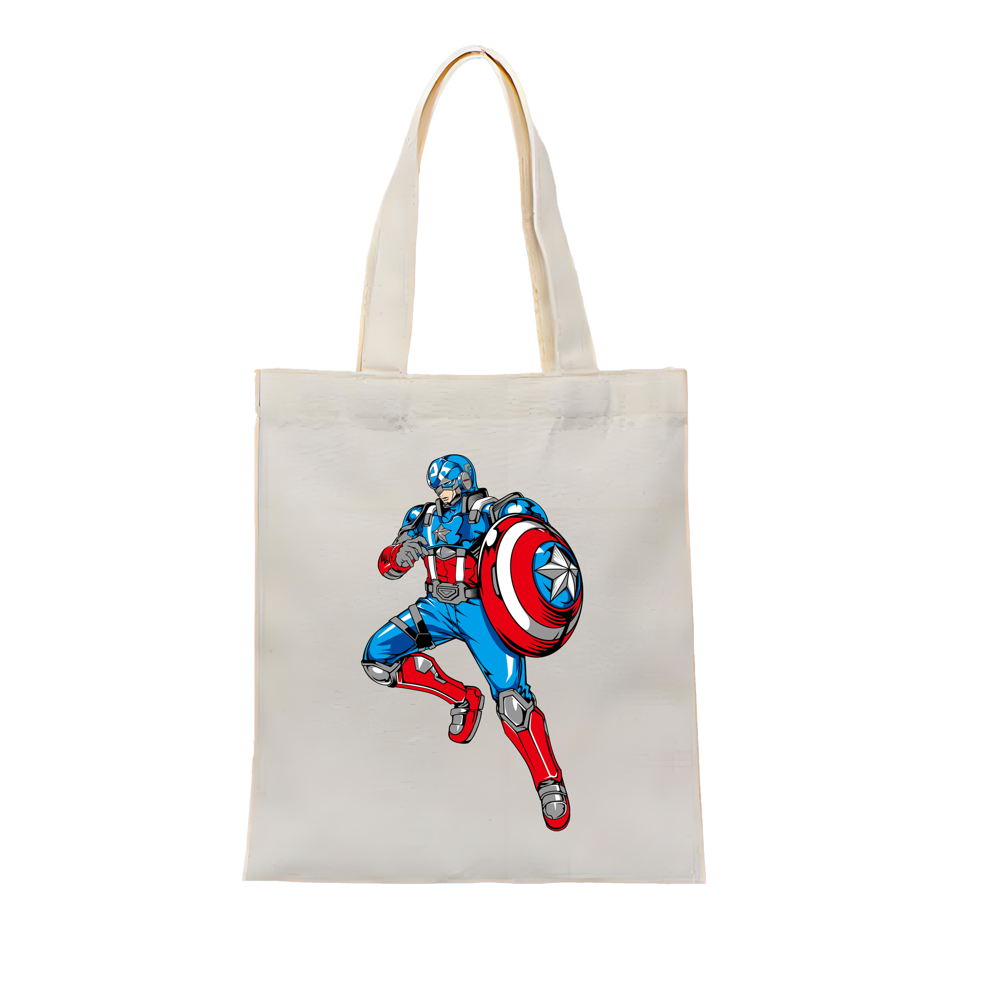 （画像用） アベンジャーズ The Avengers 縦型キャンバス生地手提げバッグ　トートバッグ