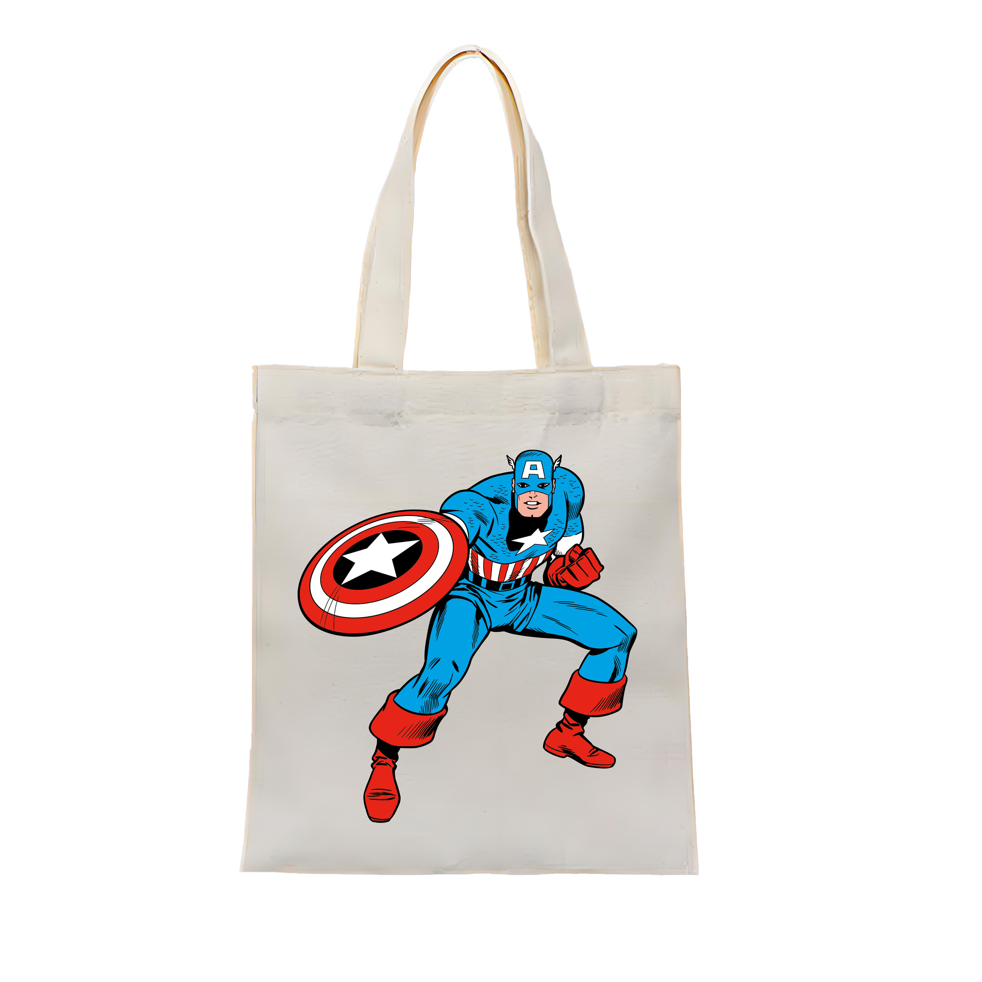 （画像用） アベンジャーズ The Avengers 縦型キャンバス生地手提げバッグ　トートバッグ
