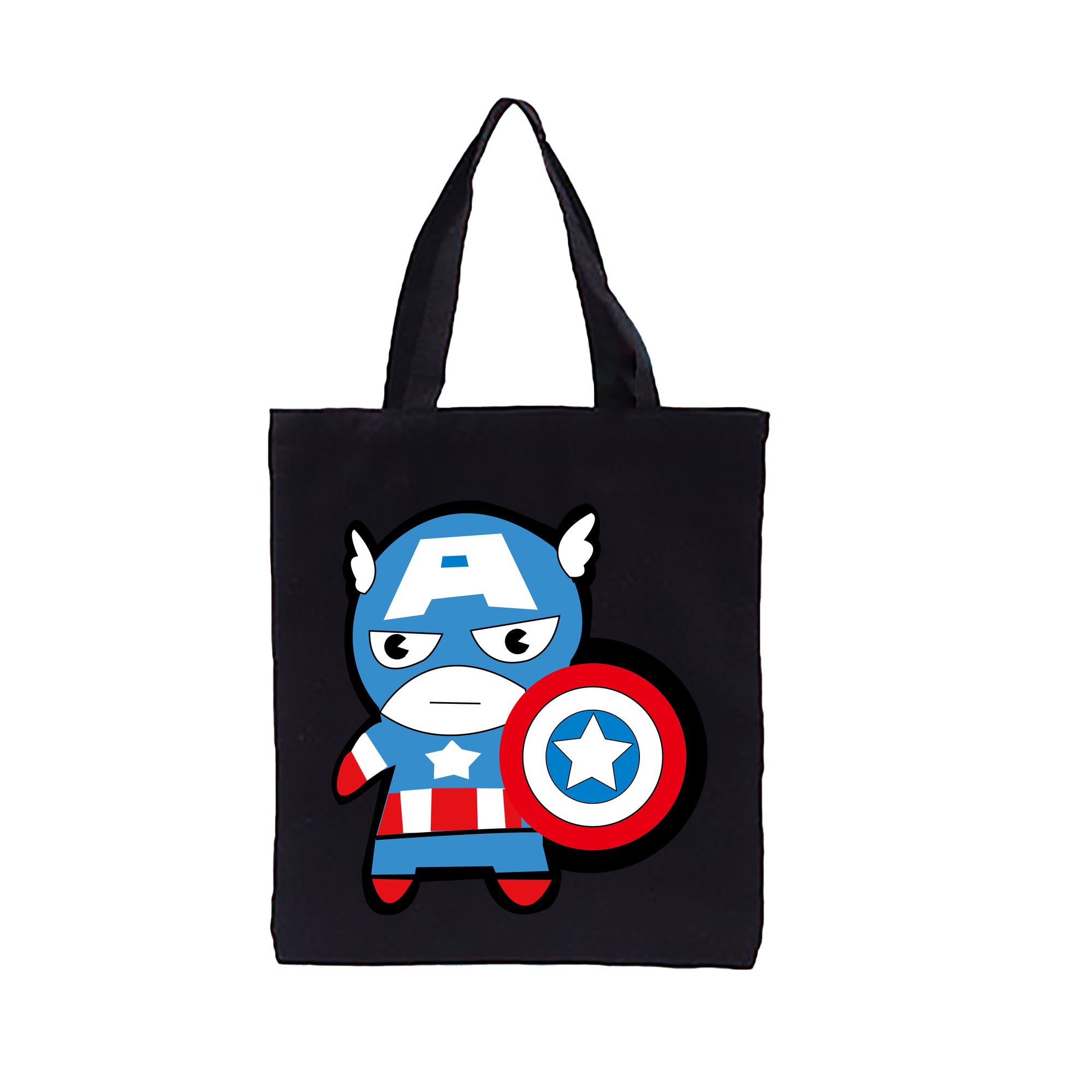 （画像用） アベンジャーズ The Avengers 縦型キャンバス生地手提げバッグ　トートバッグ