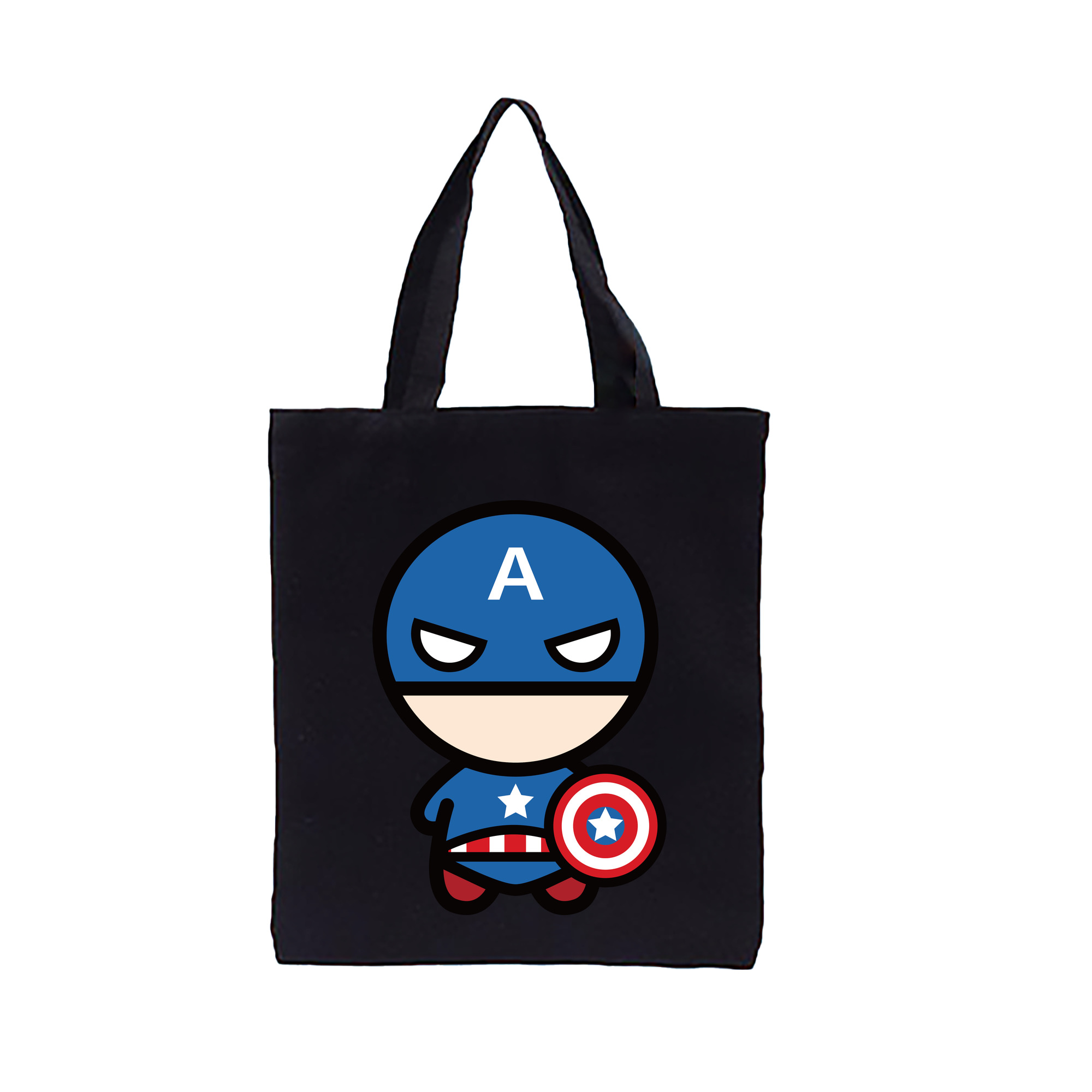 （画像用） アベンジャーズ The Avengers 縦型キャンバス生地手提げバッグ　トートバッグ