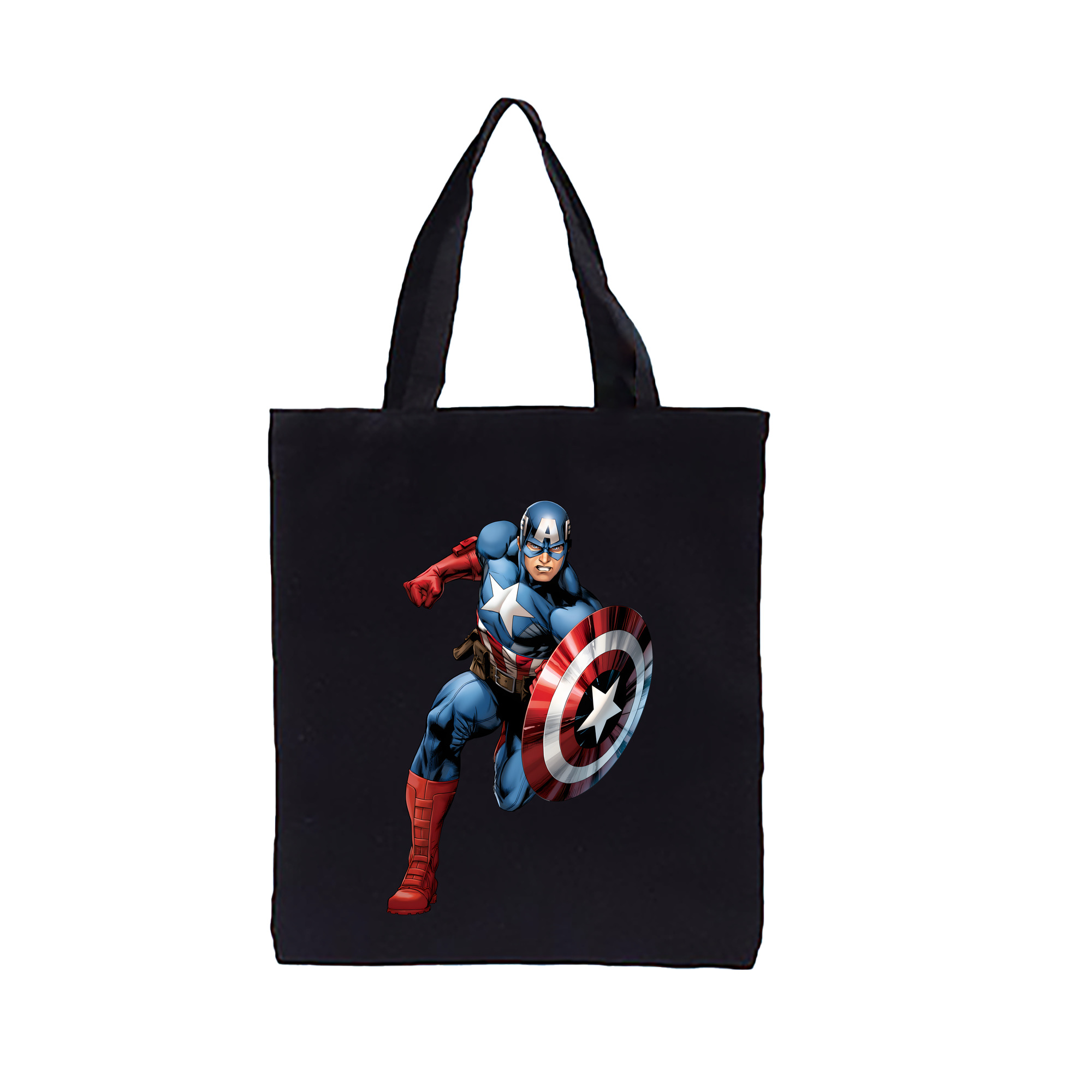 （画像用） アベンジャーズ The Avengers 縦型キャンバス生地手提げバッグ　トートバッグ