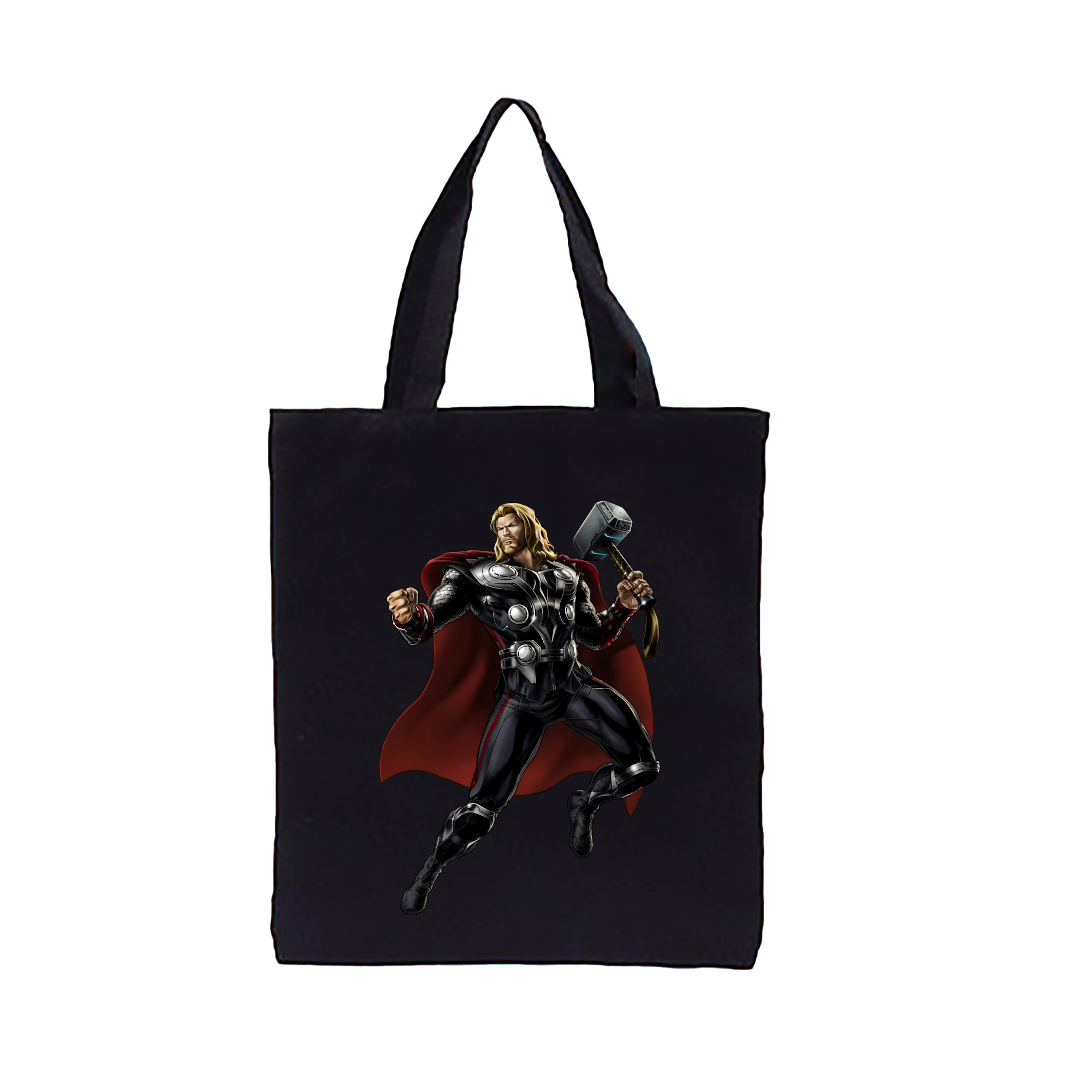 （画像用） アベンジャーズ The Avengers 縦型キャンバス生地手提げバッグ　トートバッグ