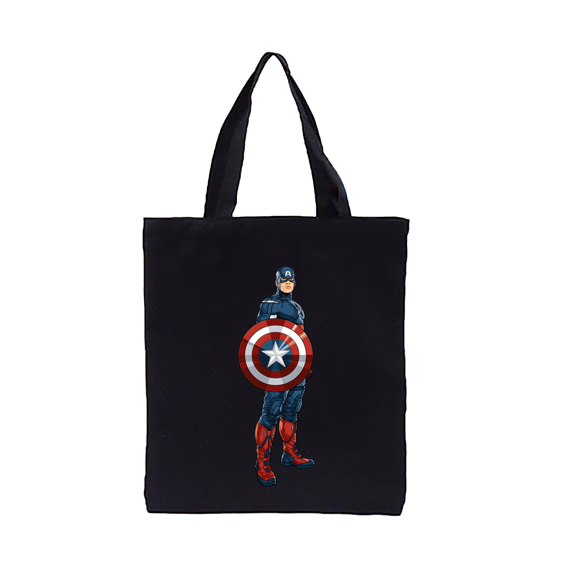 （画像用） アベンジャーズ The Avengers 縦型キャンバス生地手提げバッグ　トートバッグ