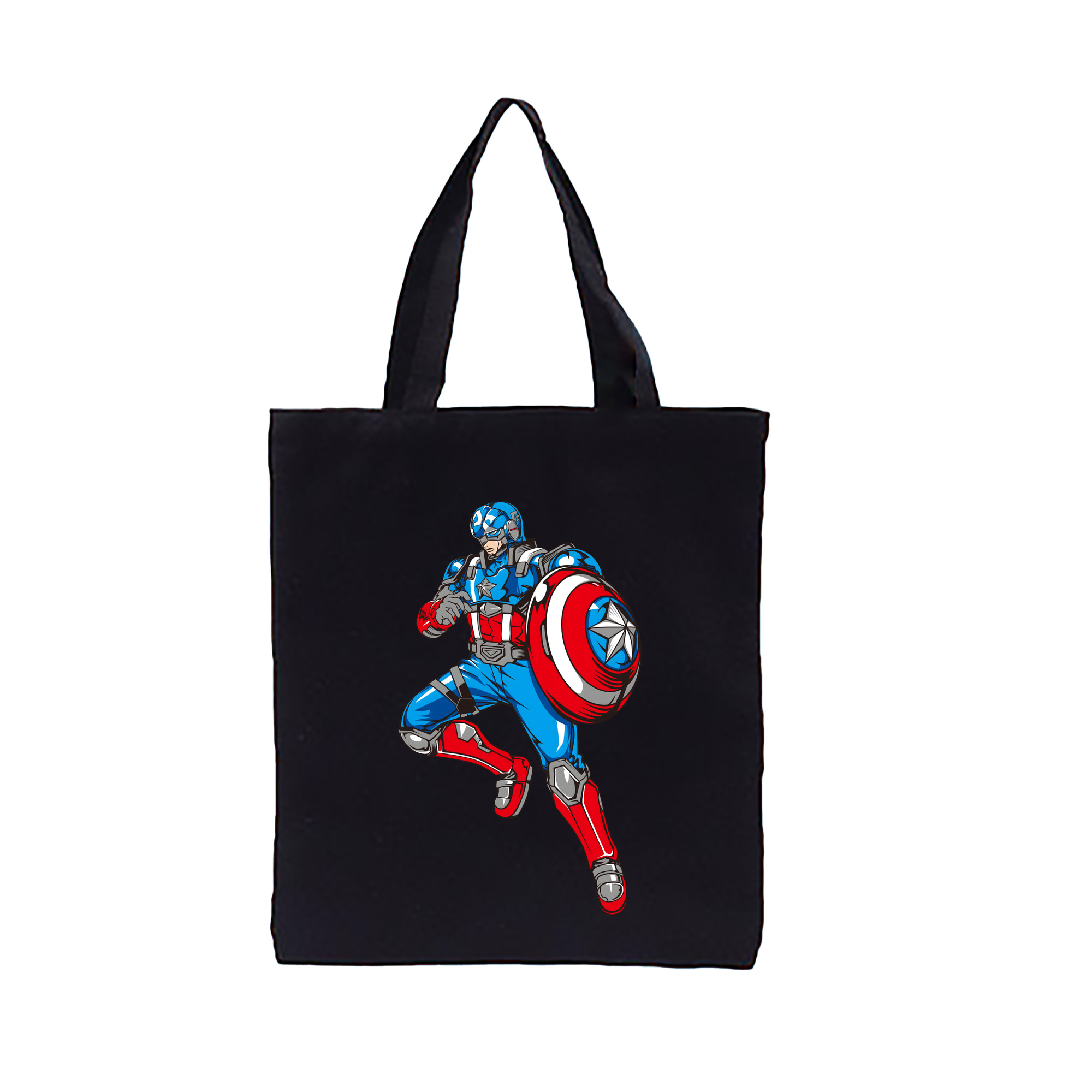 （画像用） アベンジャーズ The Avengers 縦型キャンバス生地手提げバッグ　トートバッグ