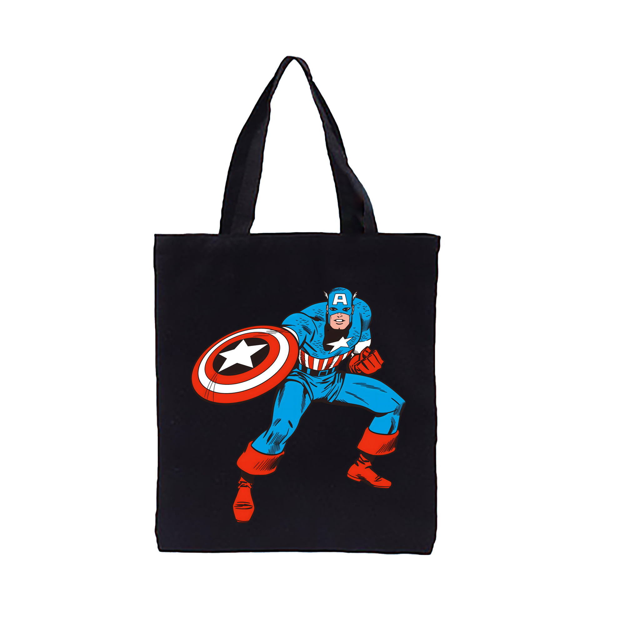 （画像用） アベンジャーズ The Avengers 縦型キャンバス生地手提げバッグ　トートバッグ