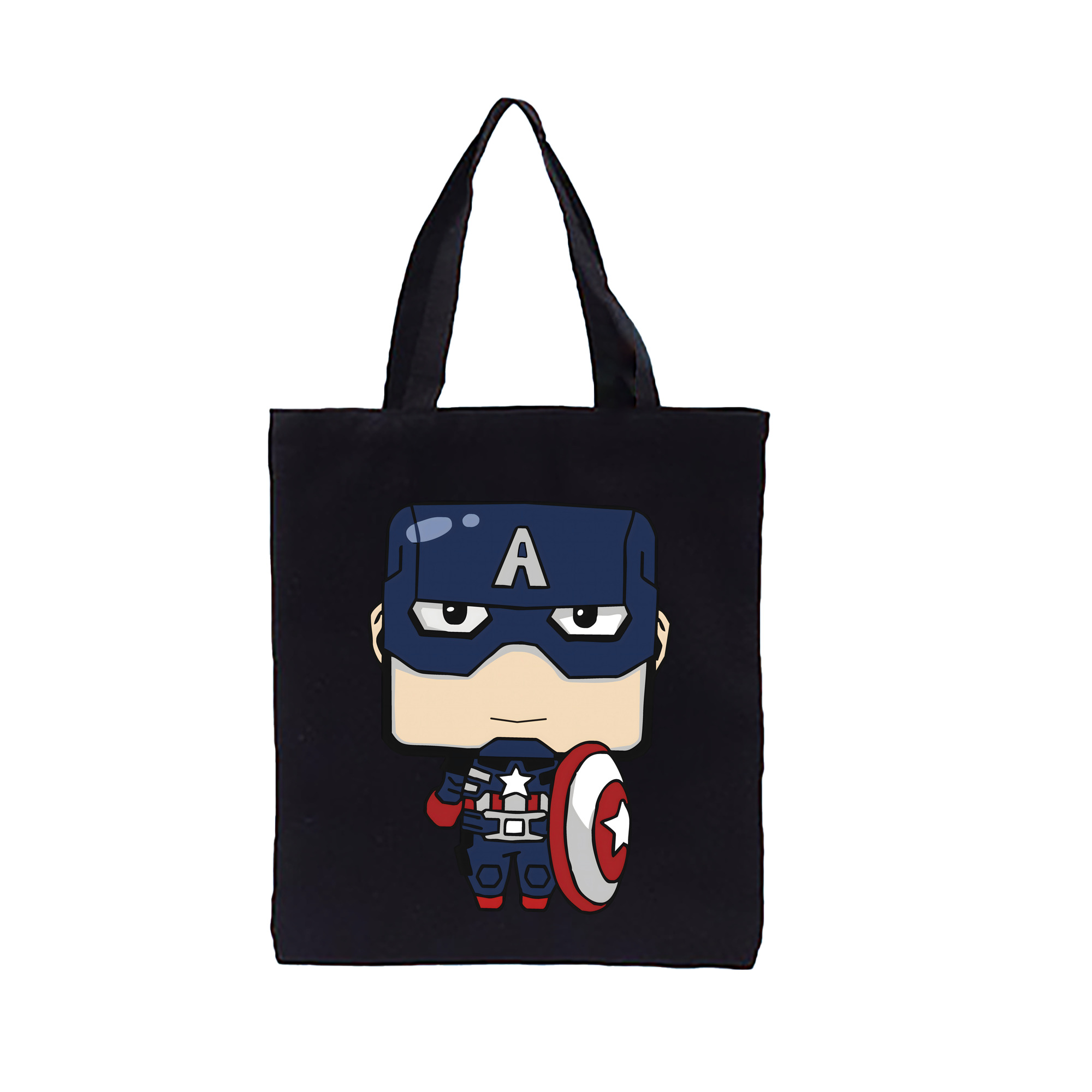 （画像用） アベンジャーズ The Avengers 縦型キャンバス生地手提げバッグ　トートバッグ