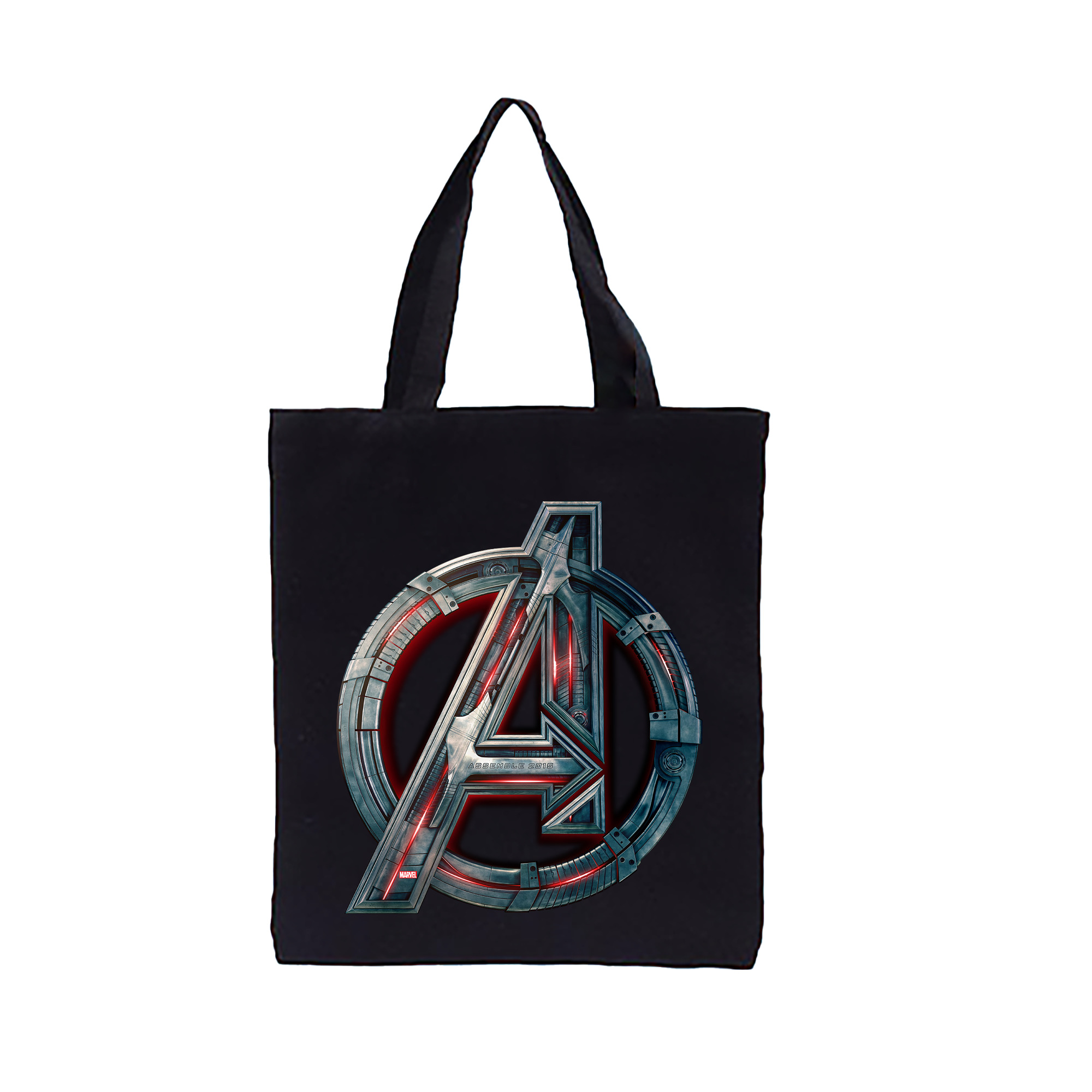 （画像用） アベンジャーズ The Avengers 縦型キャンバス生地手提げバッグ　トートバッグ