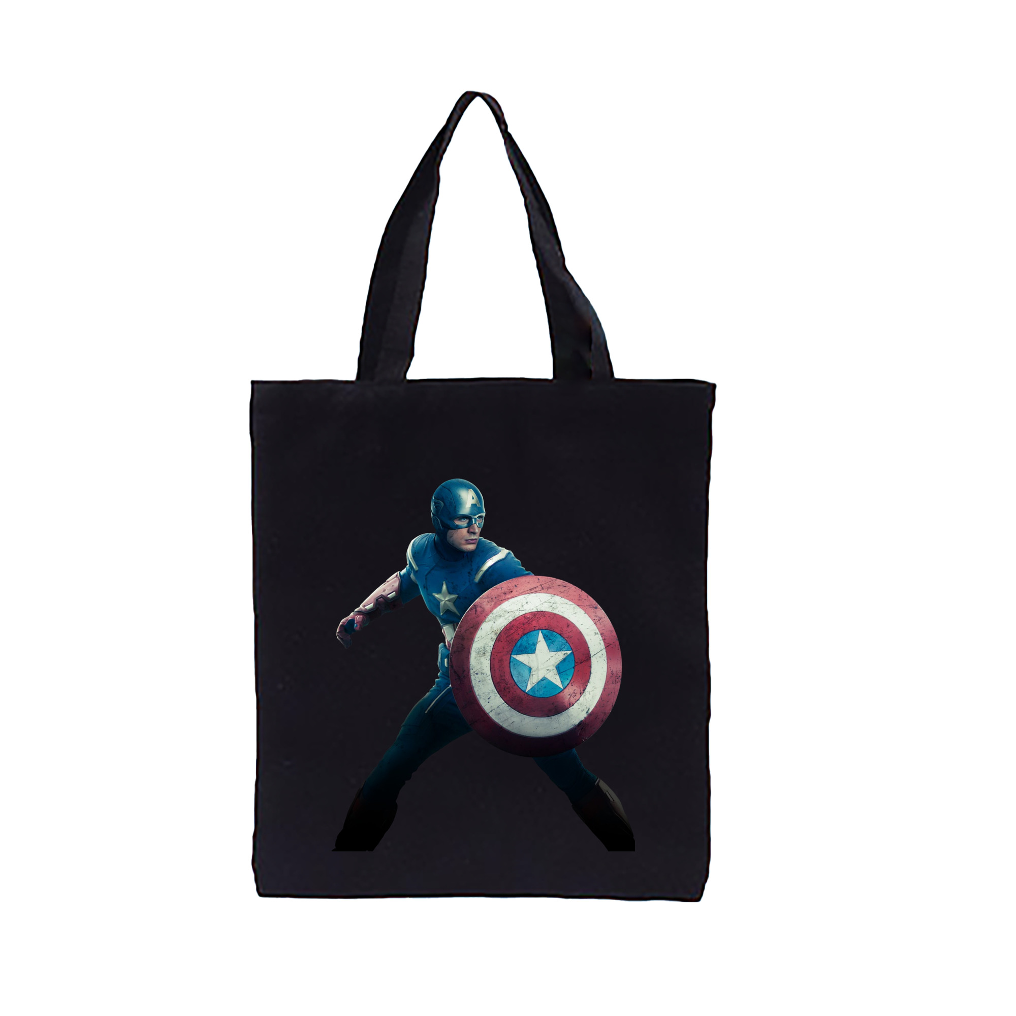 （画像用） アベンジャーズ The Avengers 縦型キャンバス生地手提げバッグ　トートバッグ