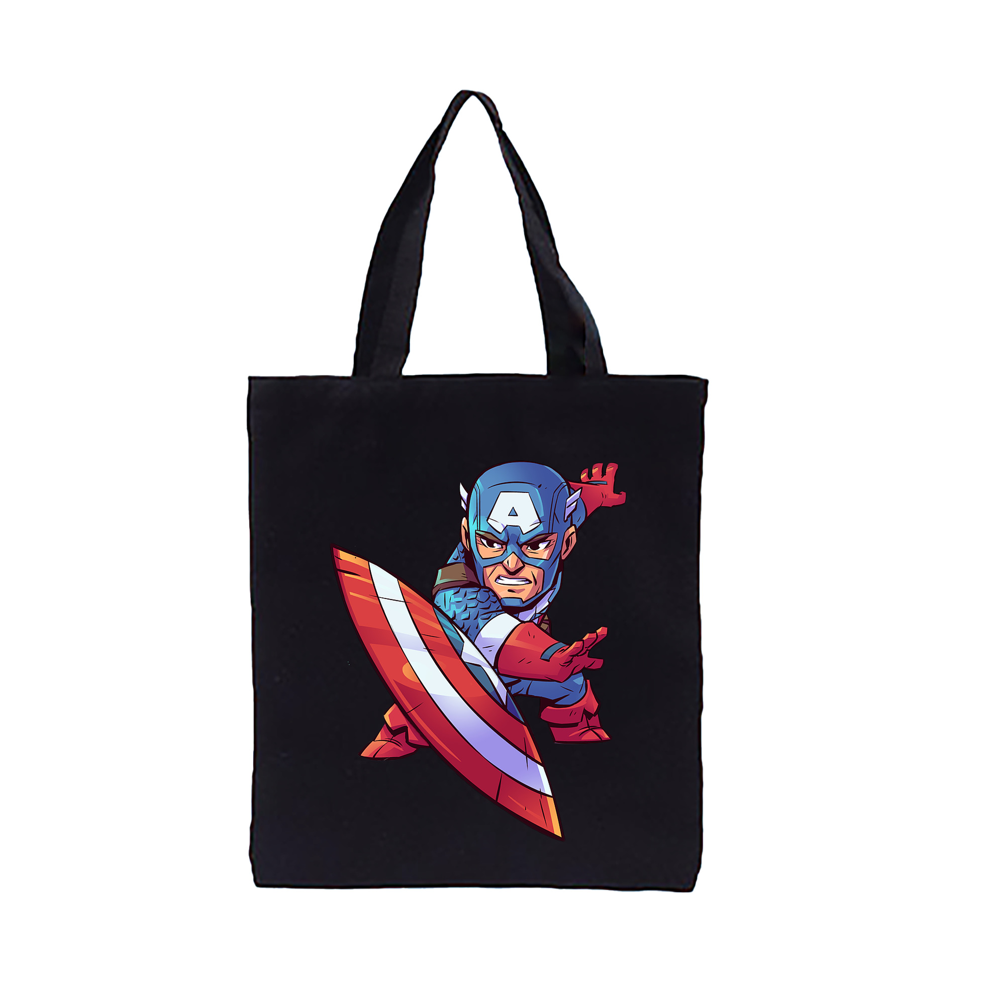 （画像用） アベンジャーズ The Avengers 縦型キャンバス生地手提げバッグ　トートバッグ