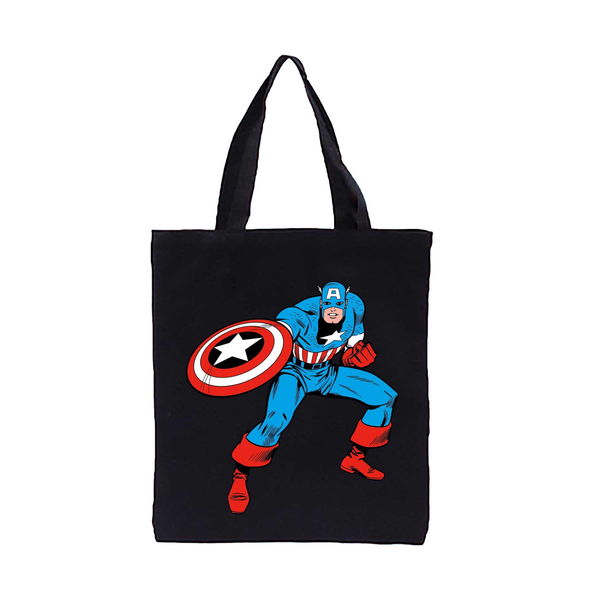 （画像用） アベンジャーズ The Avengers 縦型キャンバス生地手提げバッグ　トートバッグ